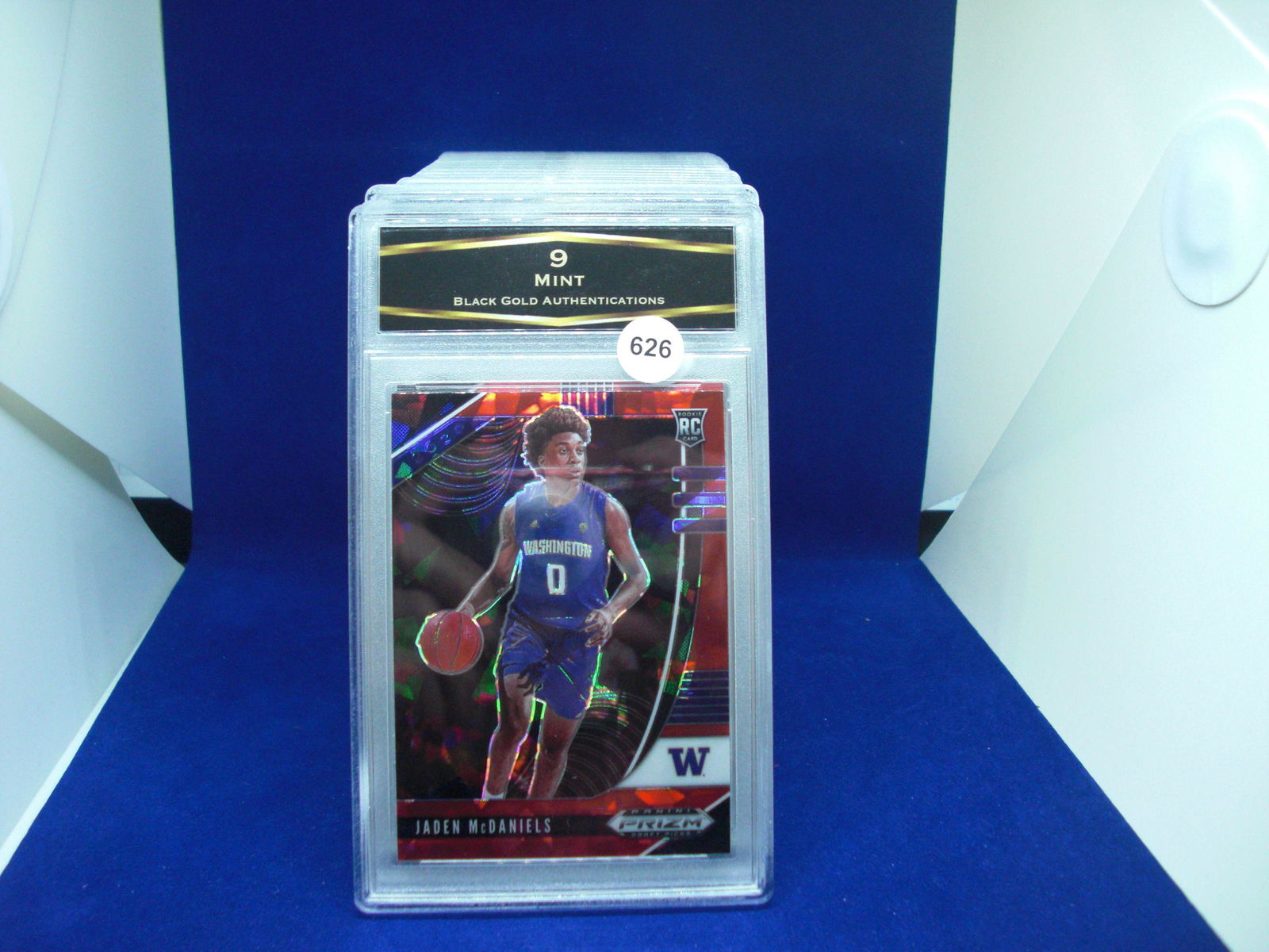 BGA graded 9 jaden mcdaniels red ice rookie (1 of 1)