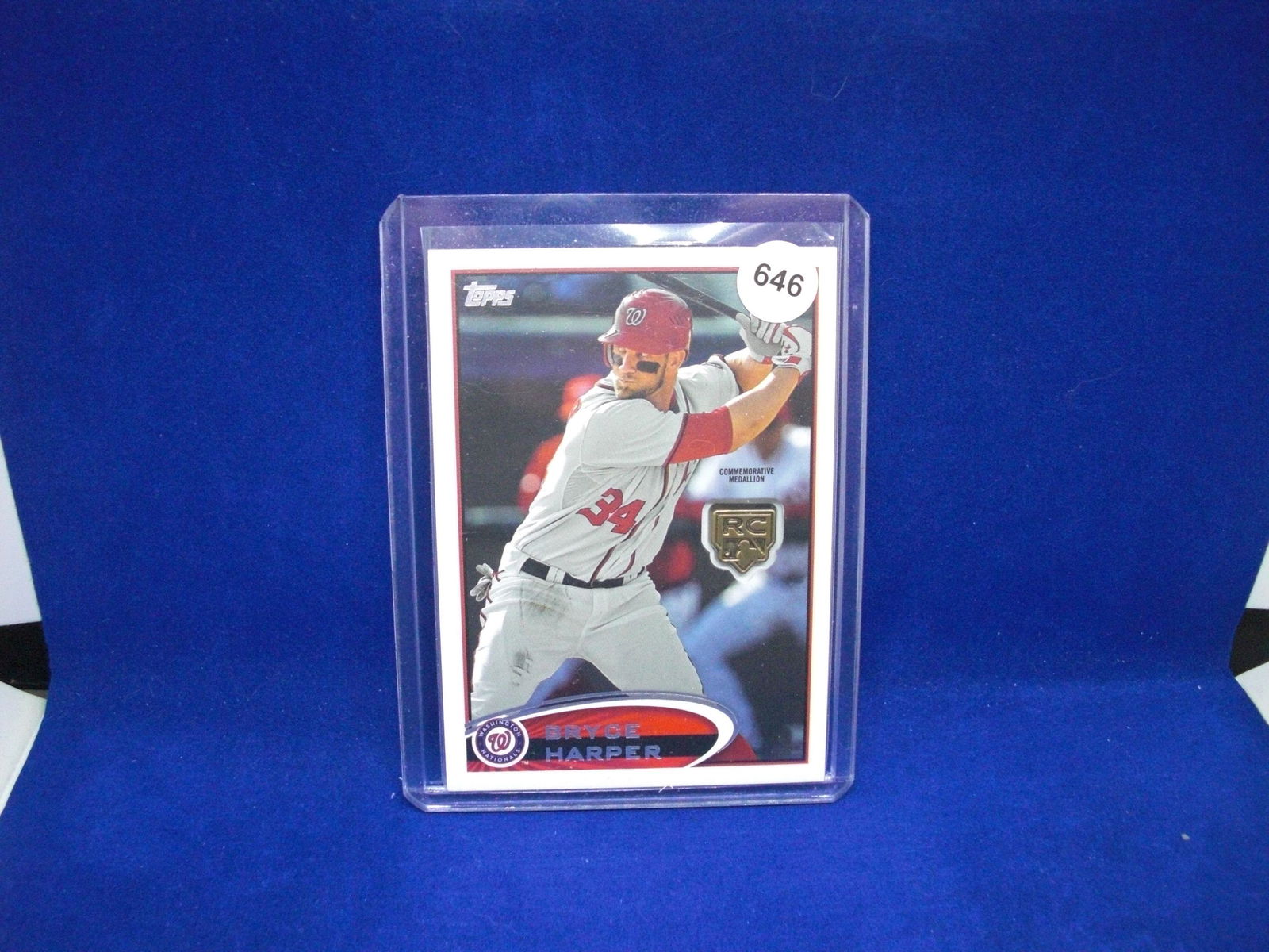bryce harper rookie commemorative relic (1 of 1)