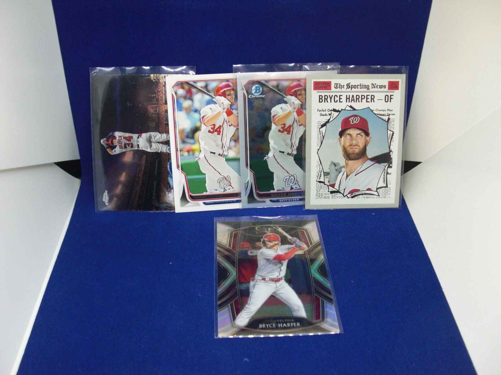 lot of 5 bryce harper cards (1 of 1)