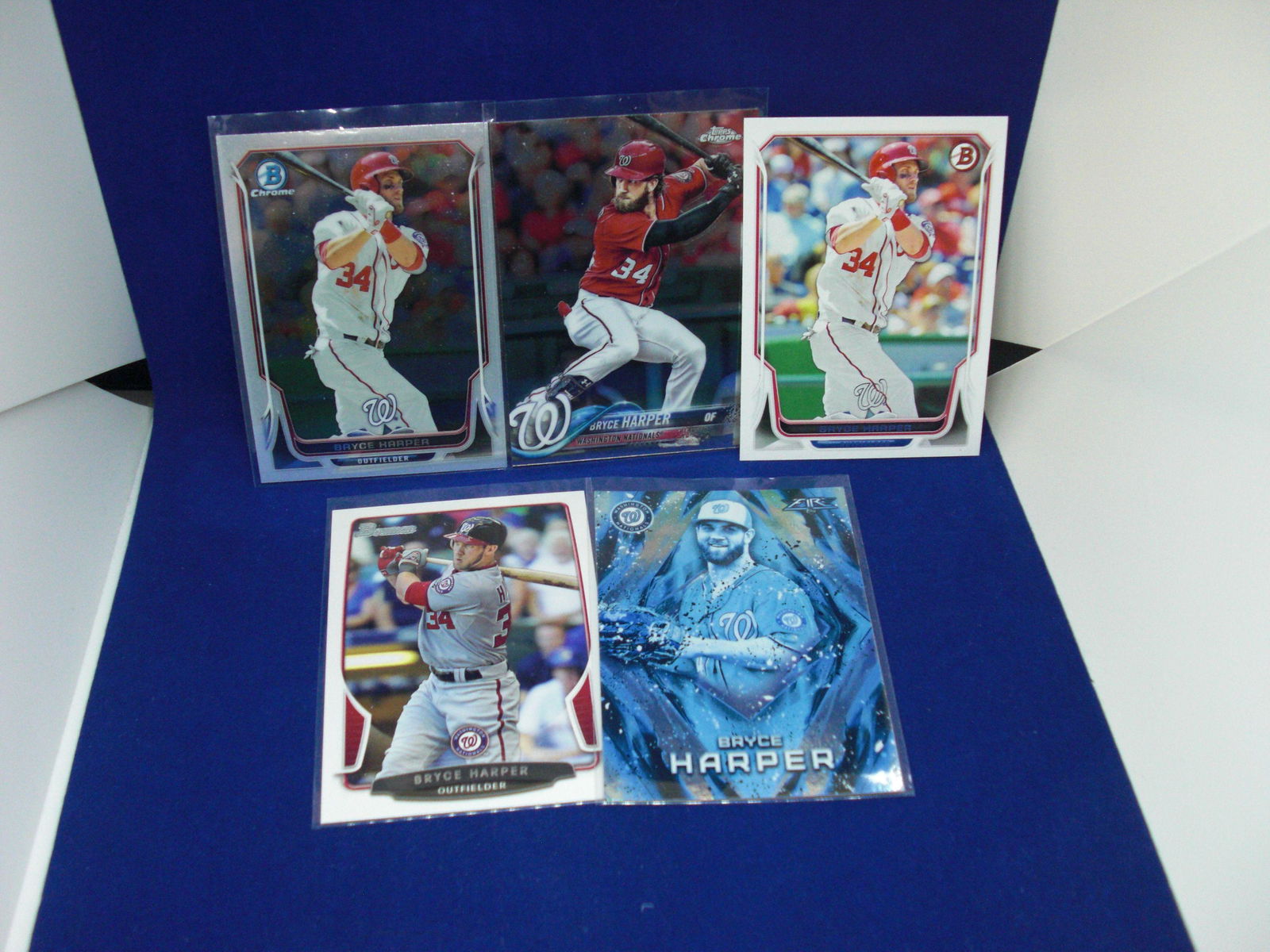 lot of 5 bryce harper cards (1 of 1)