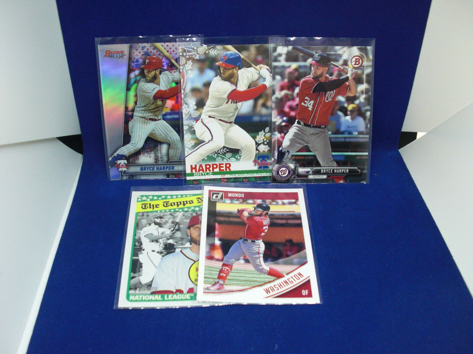 lot of 5 bryce harper cards (1 of 1)