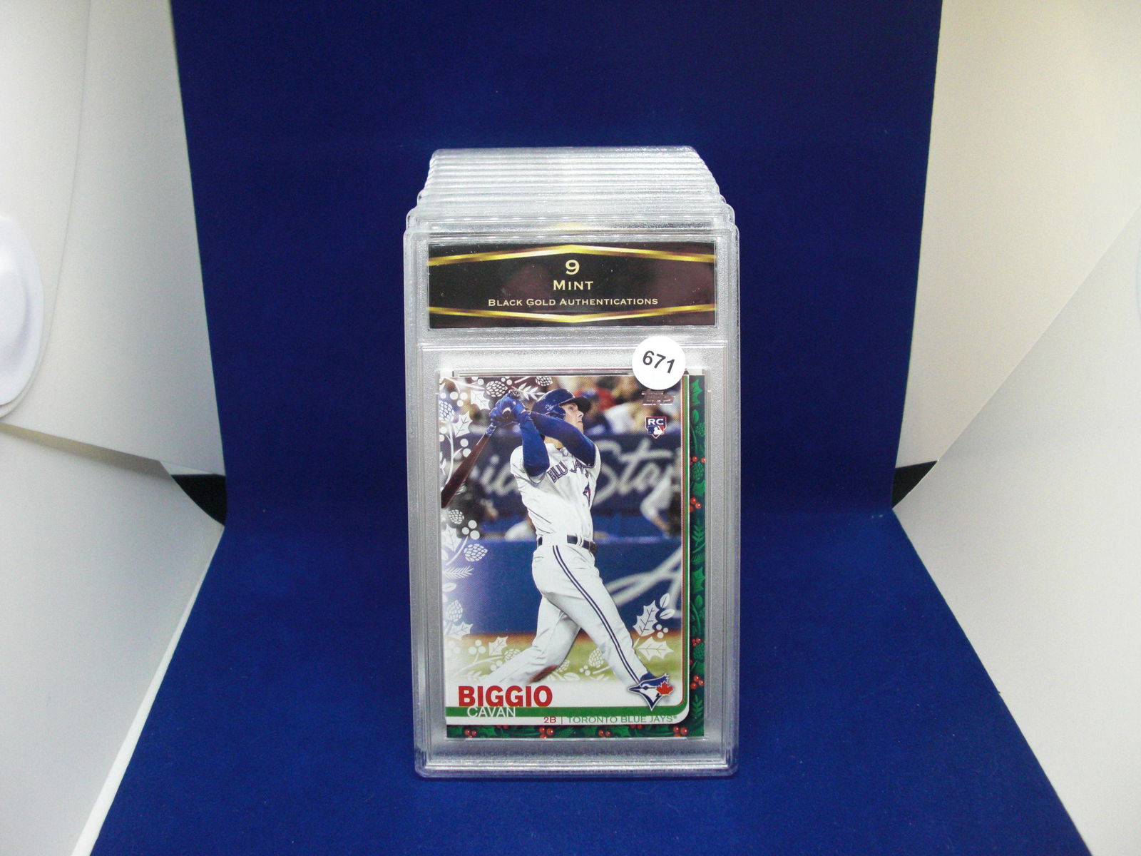 BGA graded 9 cavan biggio holiday rookie (1 of 1)
