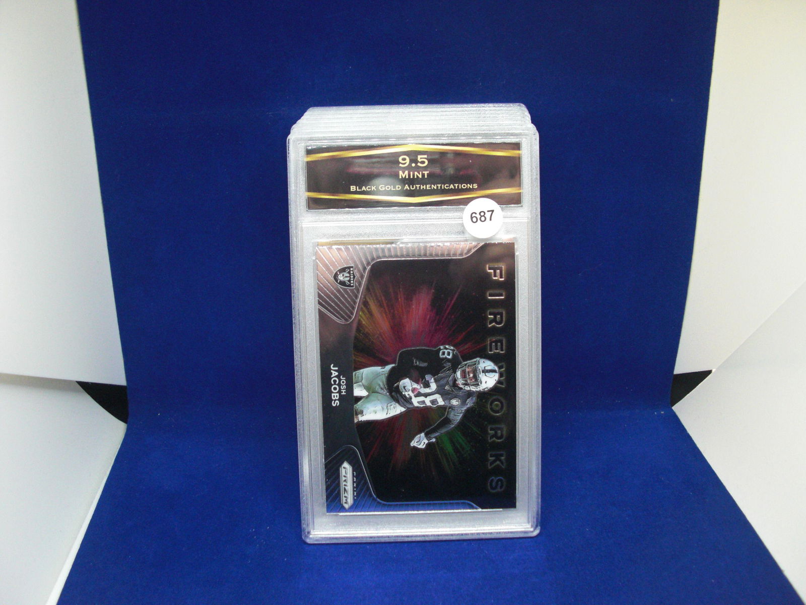 BGA graded 9.5 josh jacobs fieworks (1 of 1)