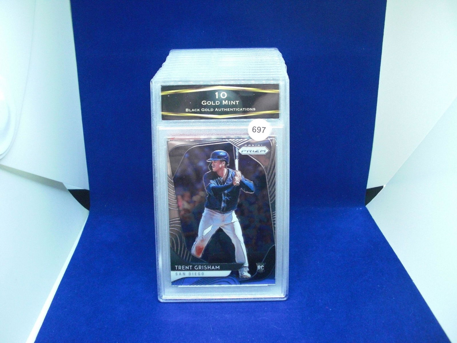 BGA graded 10 gold mint trent grisham rookie: BGA graded 10 gold mint trent grisham rookie