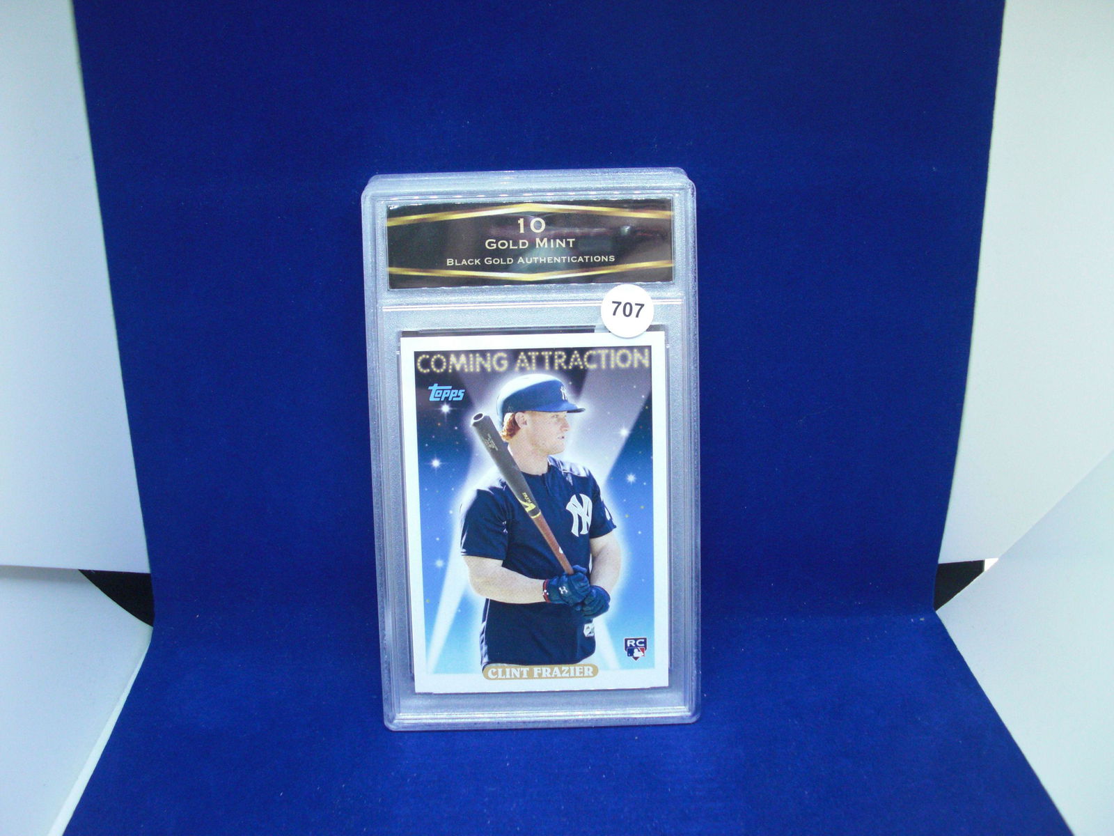BGA graded 10 gold mint clint frazier rookie: BGA graded 10 gold mint clint frazier rookie