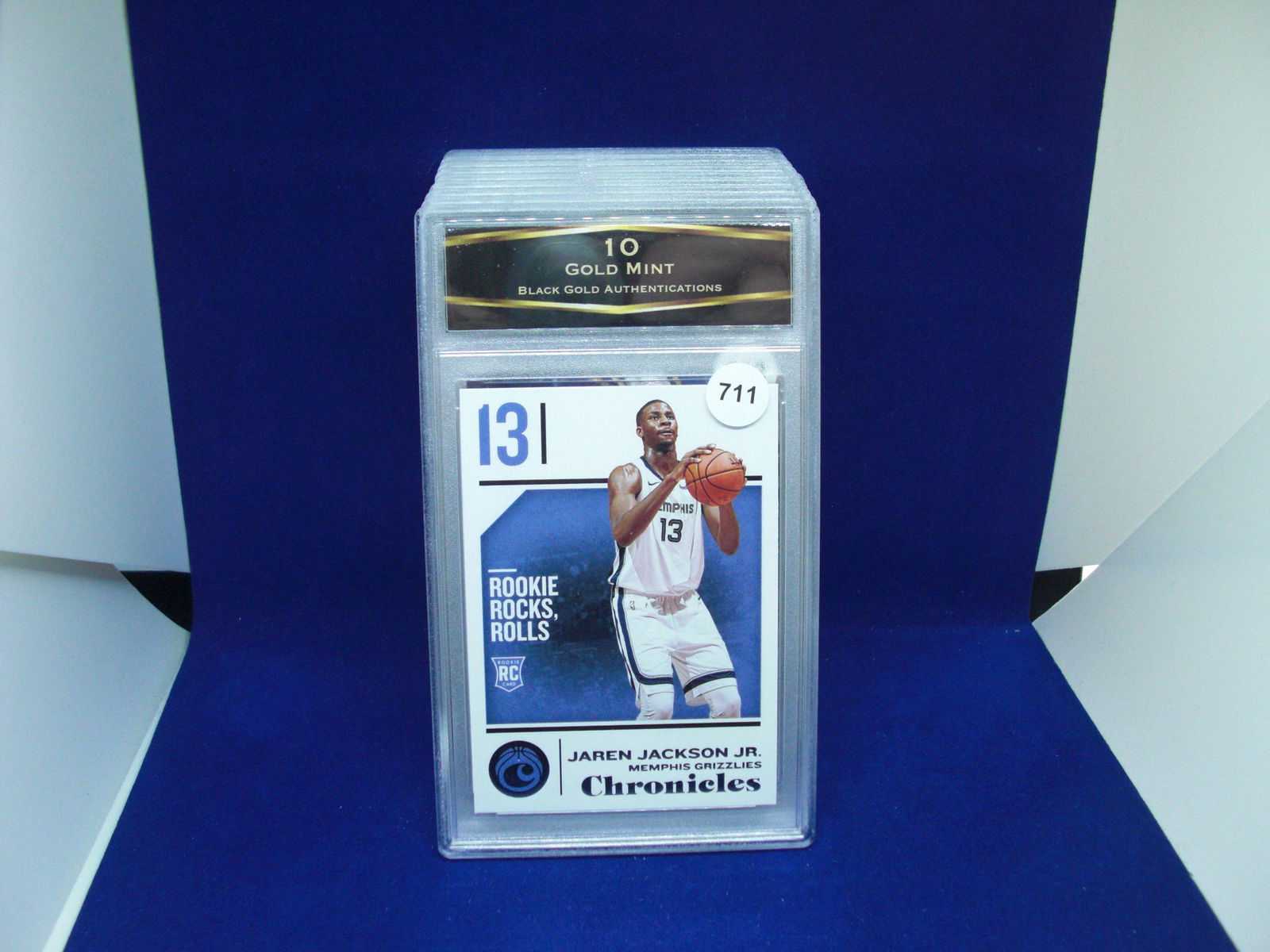 BGA graded 10 gold mint jaren jackson jr rookie: BGA graded 10 gold mint jaren jackson jr rookie
