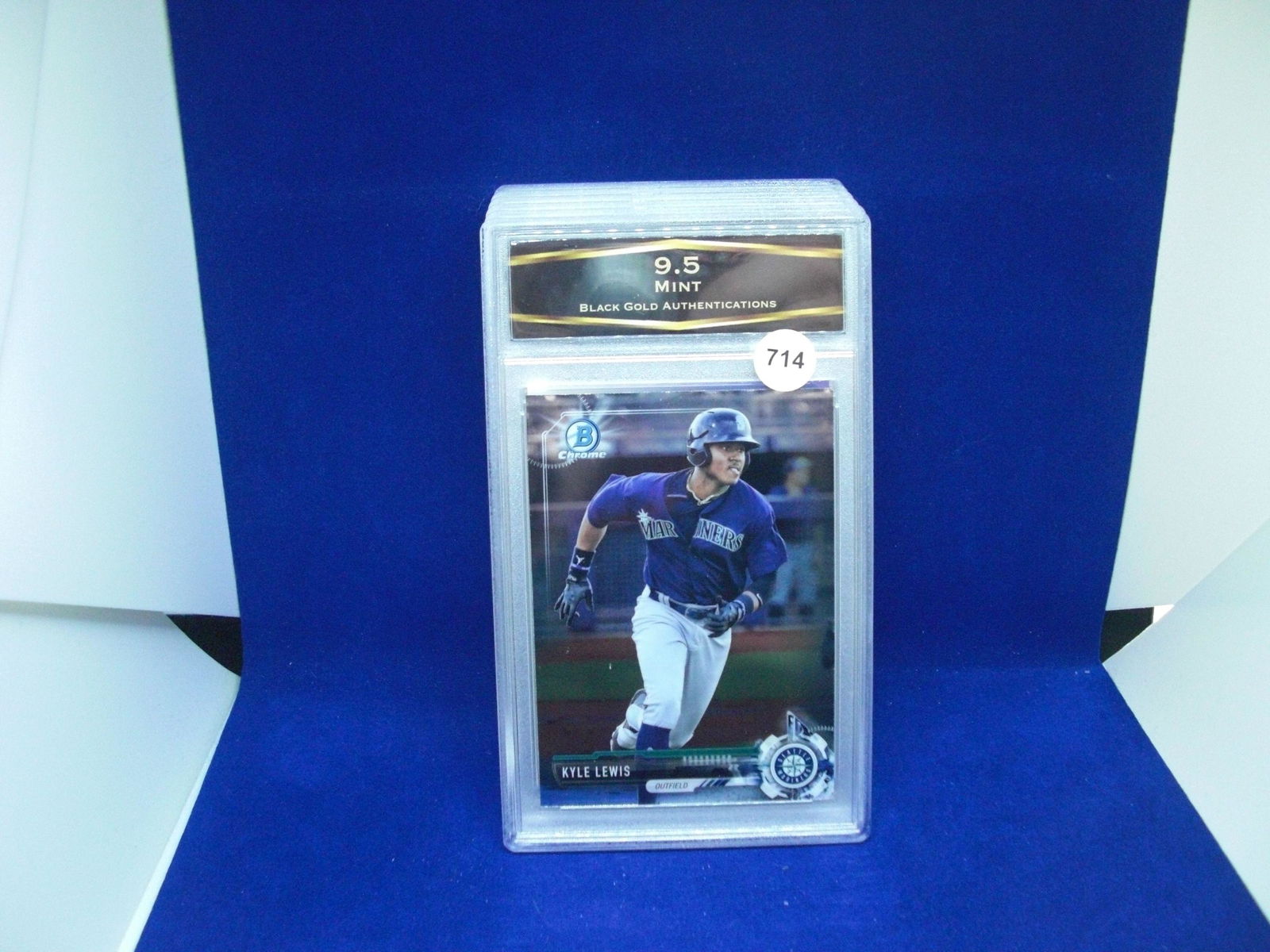 BGA graded 9.5 kyle lewis bowman chrome (1 of 1)