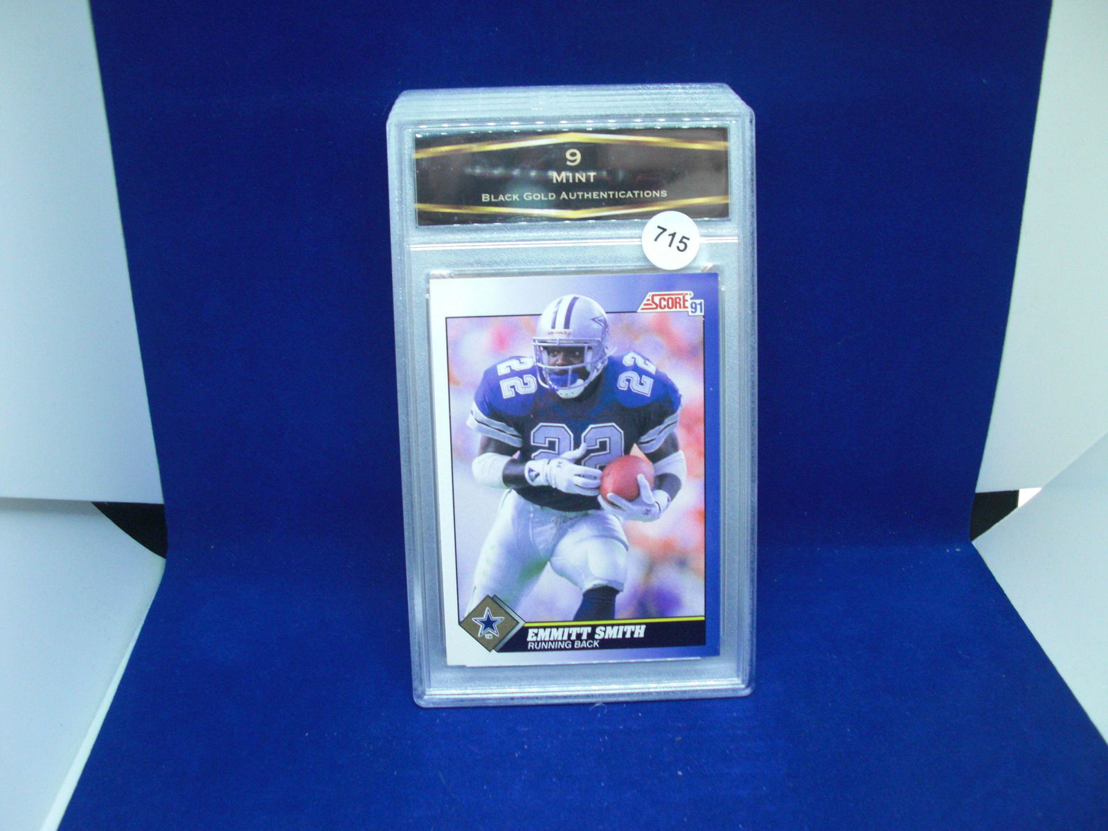 BGA graded 9 emmitt smith 1991 score (1 of 1)