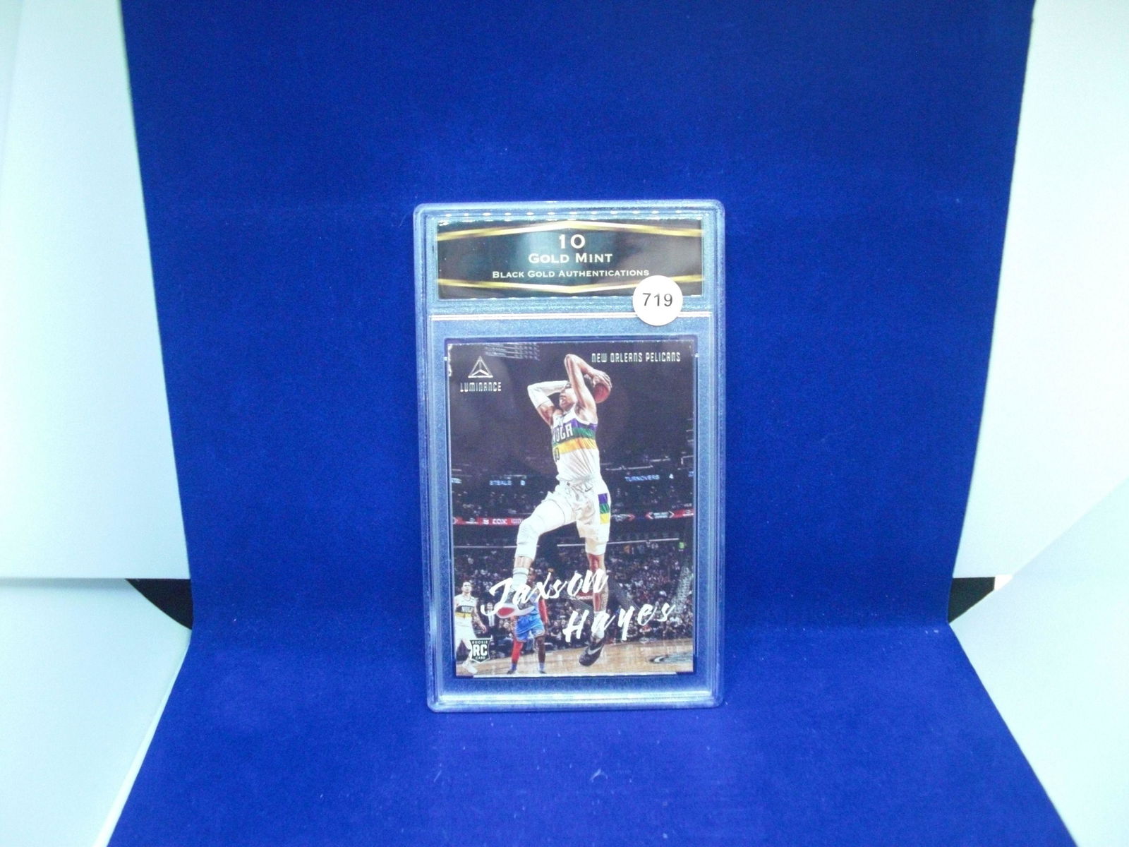 BGA graded 10 gold mint jaxson hayes rookie (1 of 1)