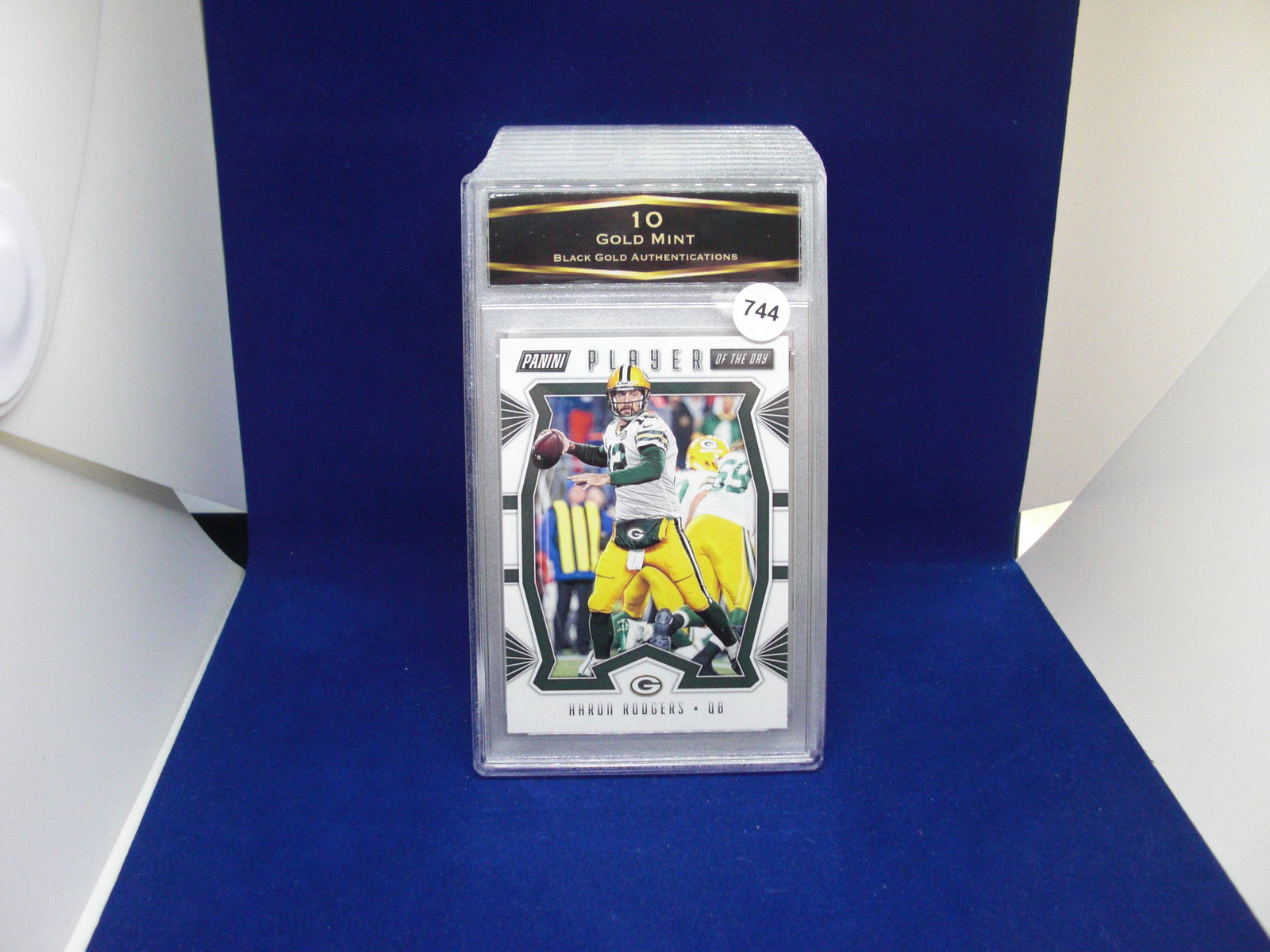 BGA 10 gold mint aaron rodgers panini player of the day (1 of 1)