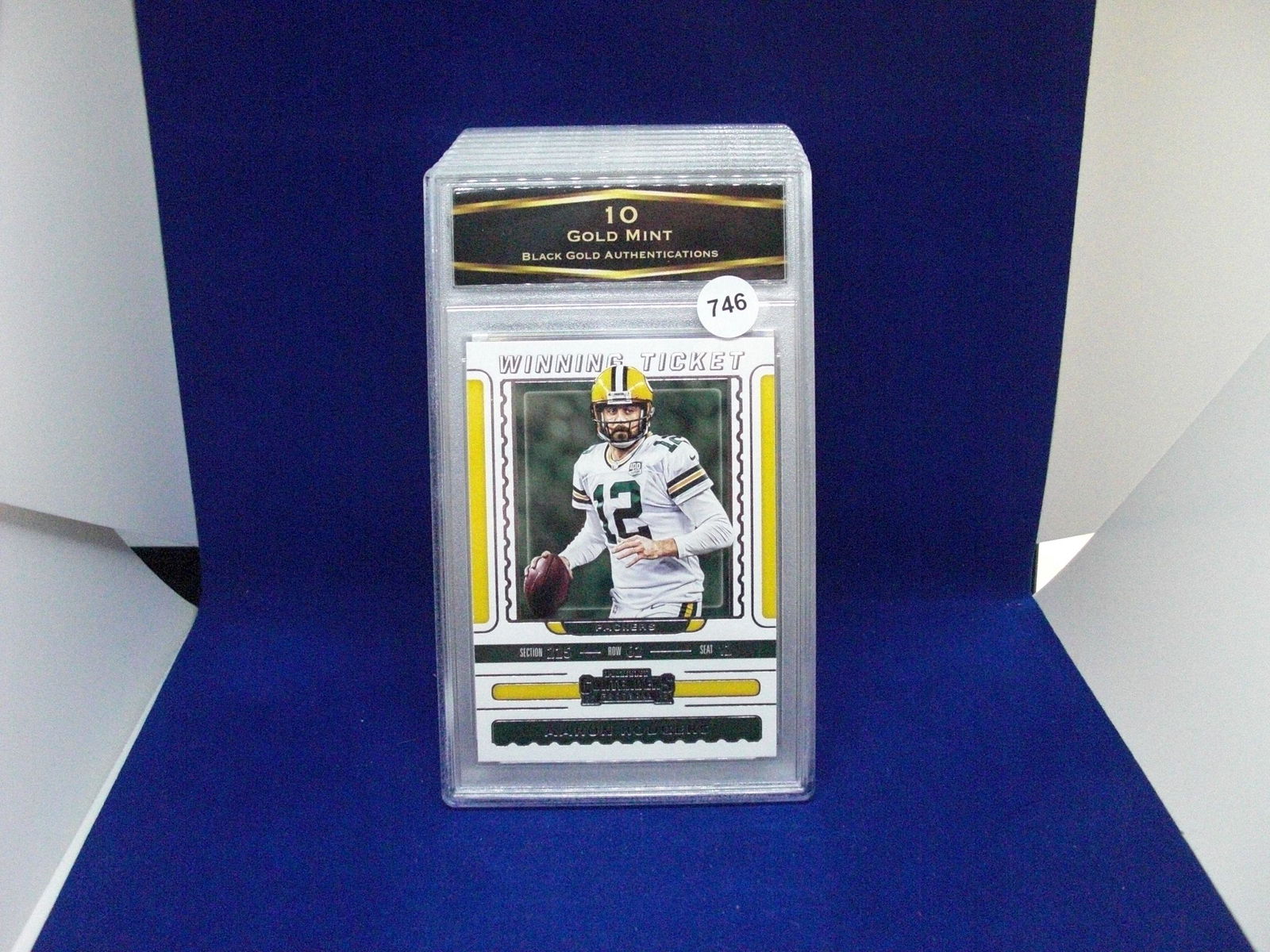 BGA 10 gold mint aaron rodgers winning ticket (1 of 1)