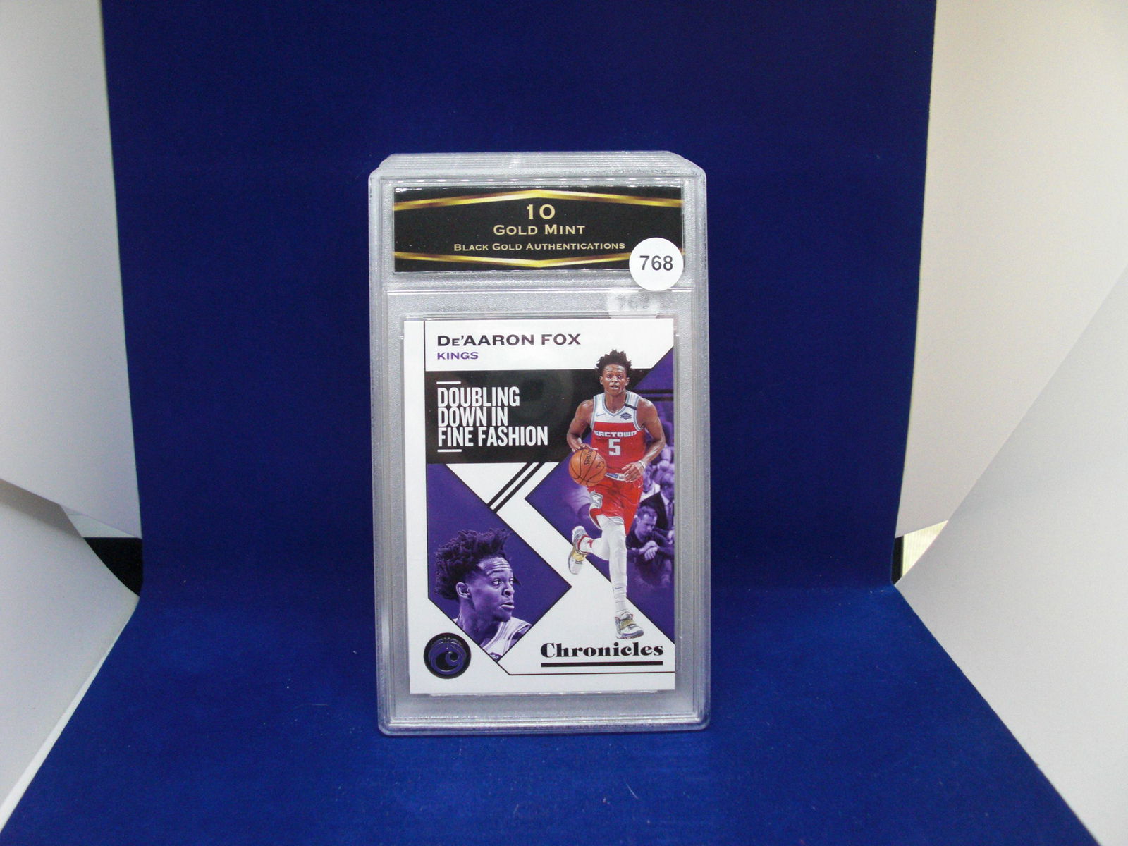 BGA graded 10 gold mint deaaron fox chronicles (1 of 1)