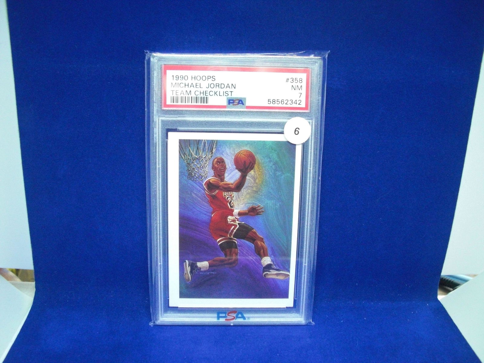 michael jordan rookie psa 7