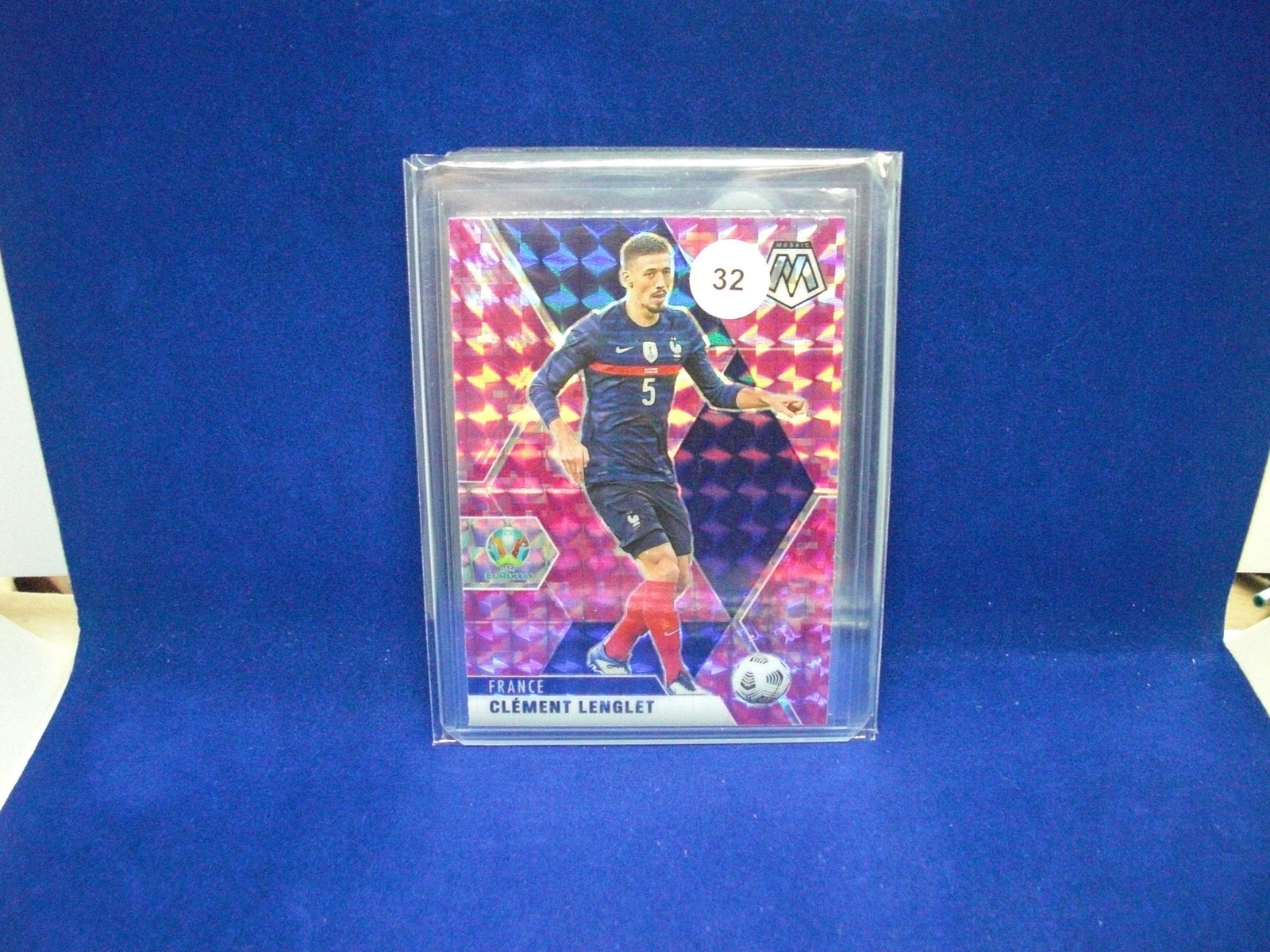 clement lenglet pink mosaic soccer: clement lenglet pink mosaic soccer