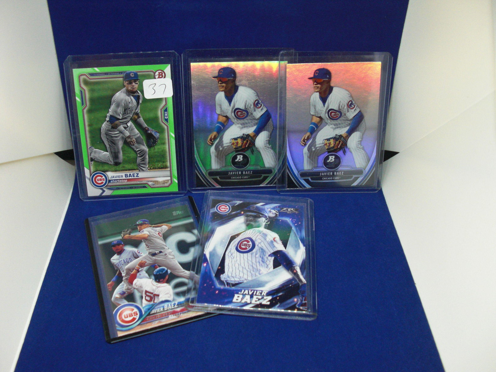 lot of 5 javier baez cards with bowman 120/399 (1 of 1)