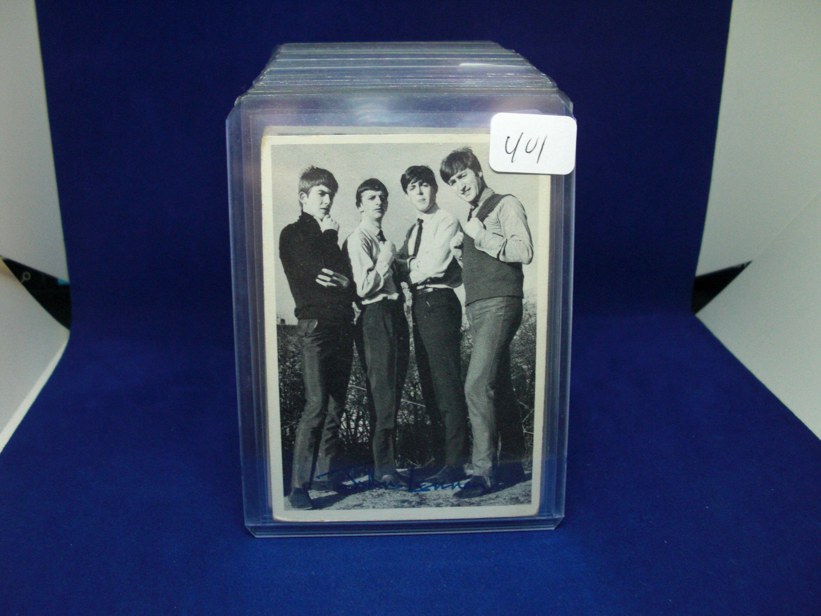 vintage 1964 topps beatles card: the fab four