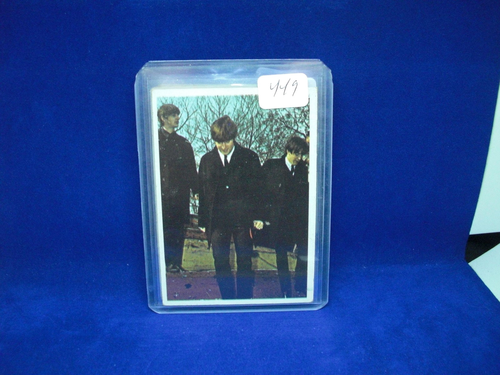 vintage 1964 topps beatles trading card: john lennon