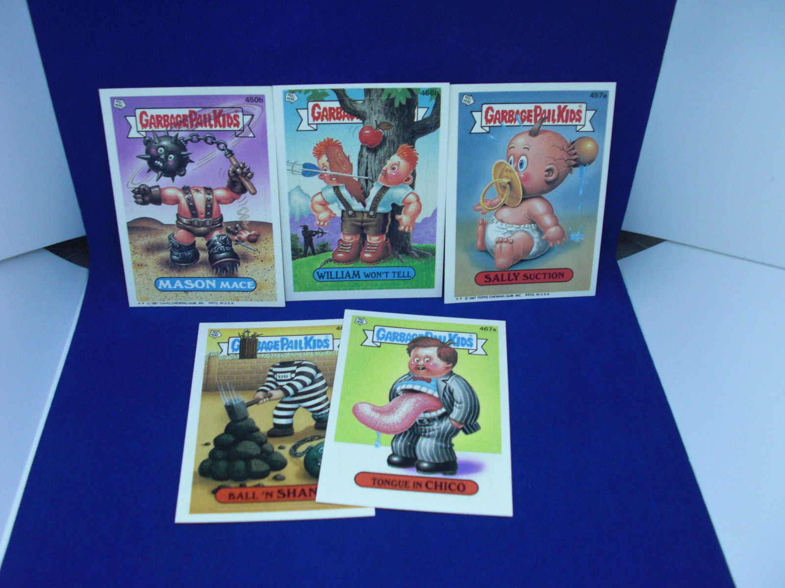 lot of 5 garbage pail kid cards: rare lot
