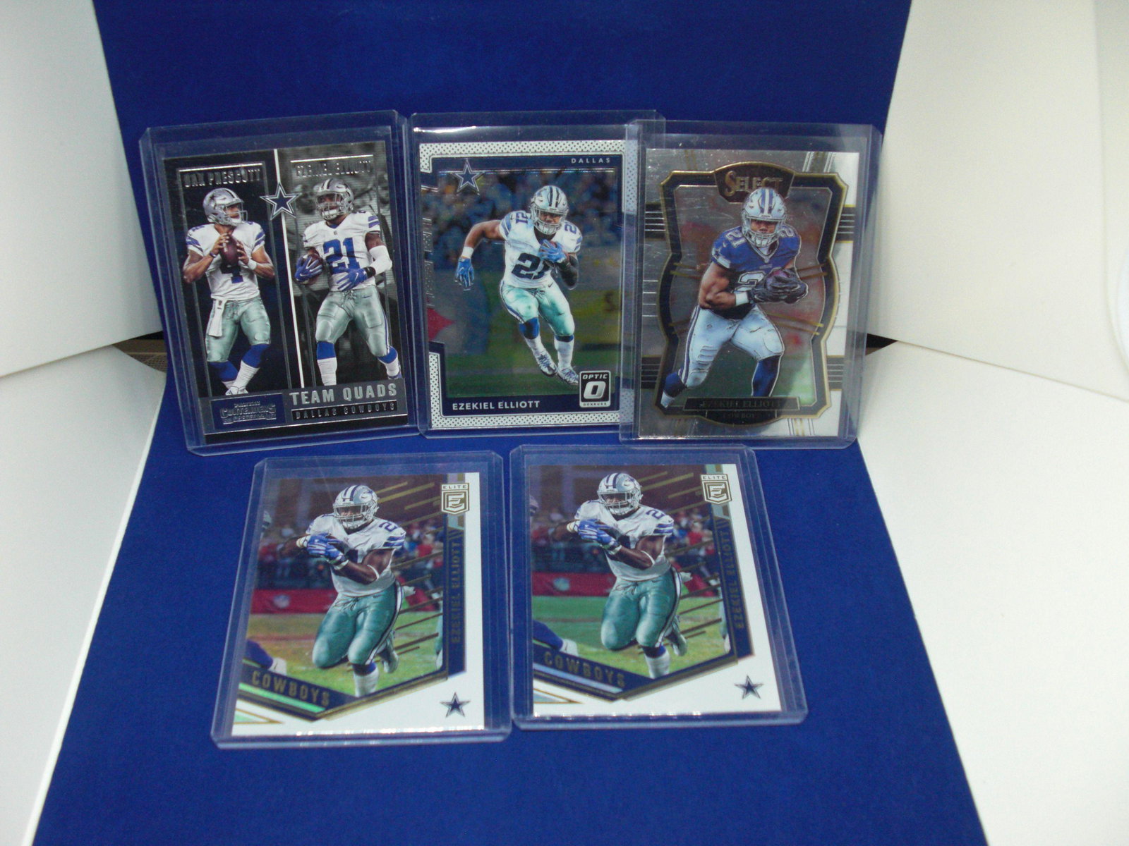 lot of 5 ezekiel elliott cards (1 of 1)