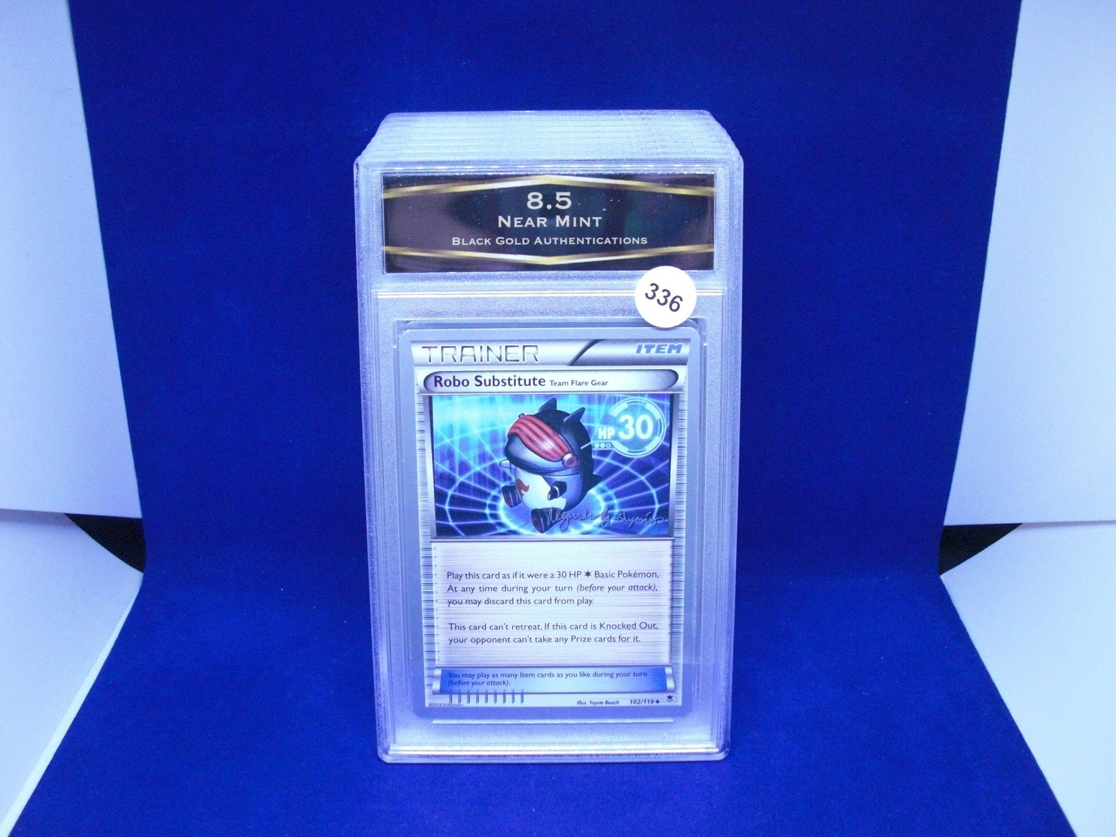 bga graded robo sustitute mint 8.5: nice graded card