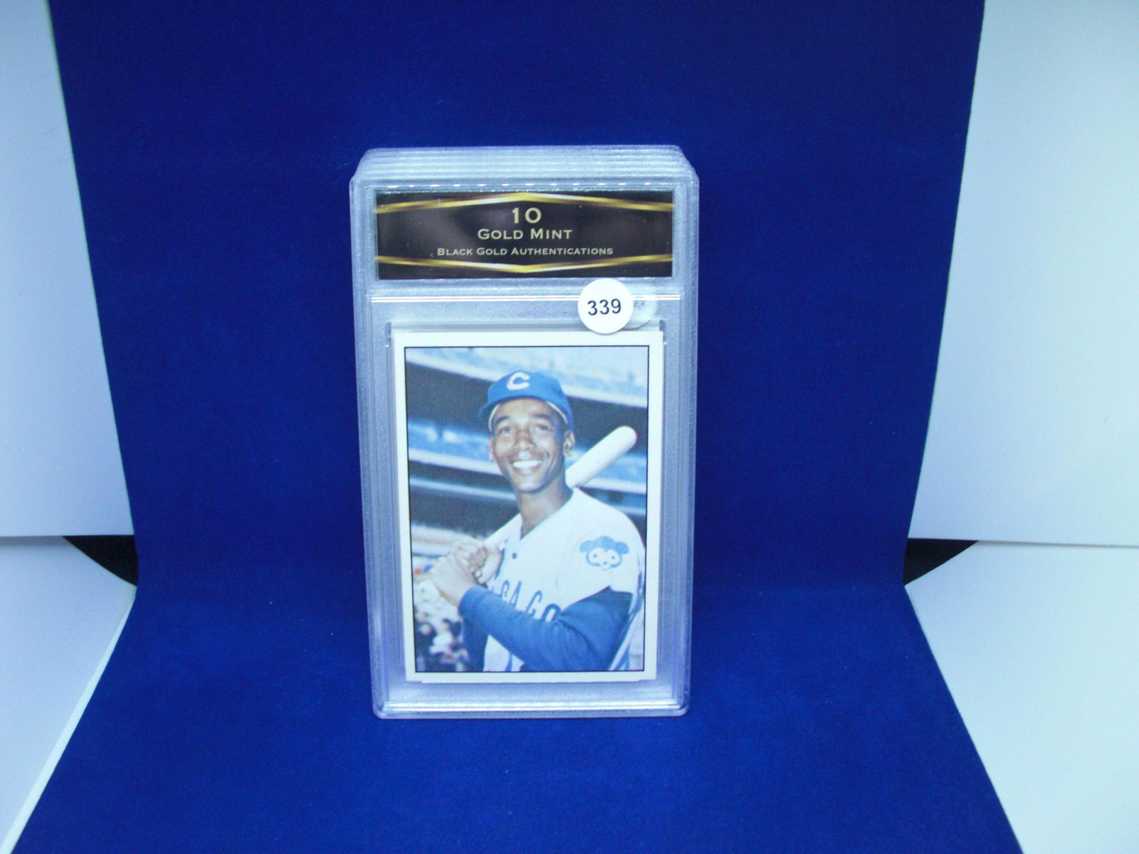 bga graded ernest banks insert mint 10: nice graded card