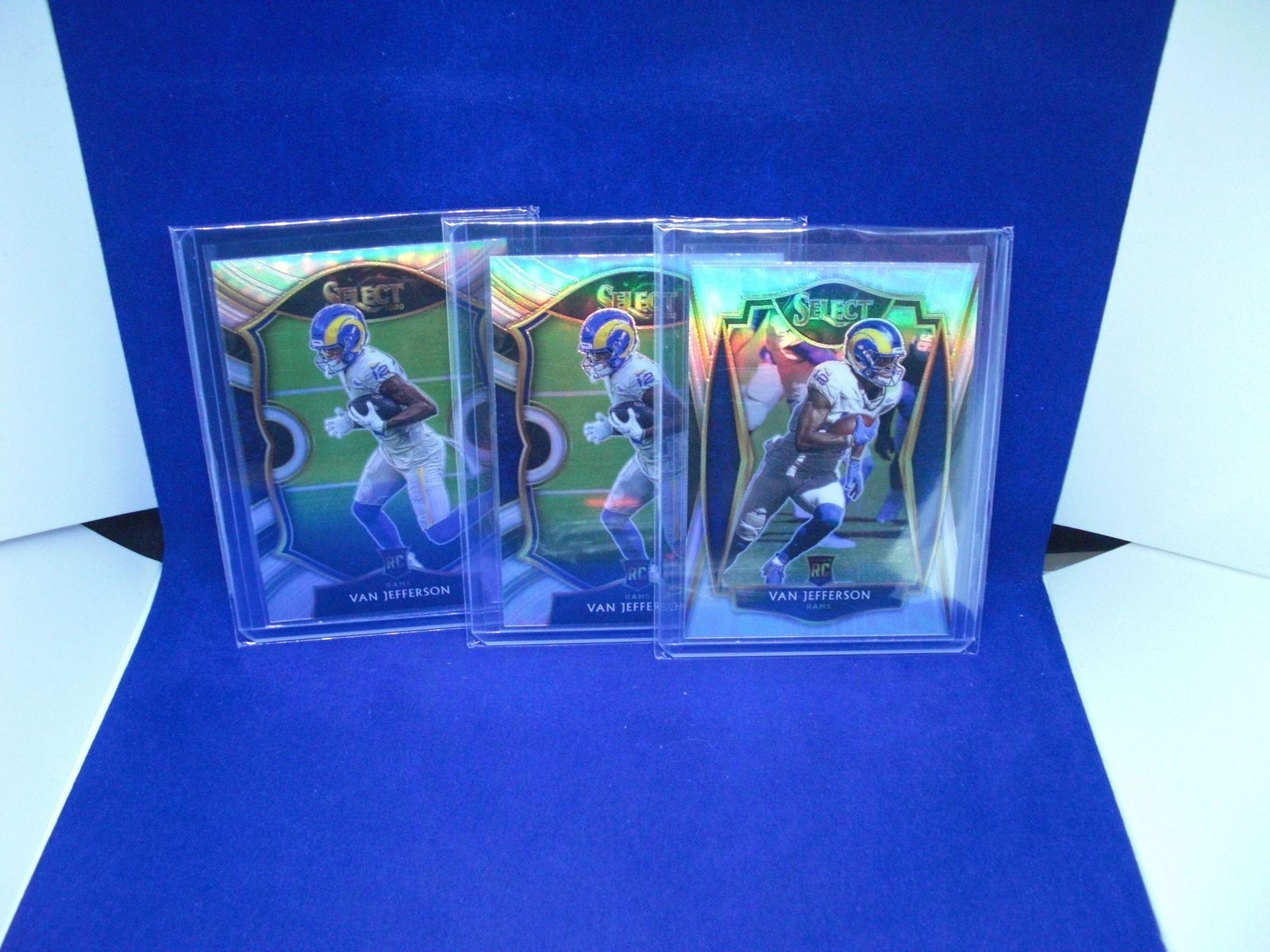 lot of 3 van jefferson rookie select cards (1 of 1)