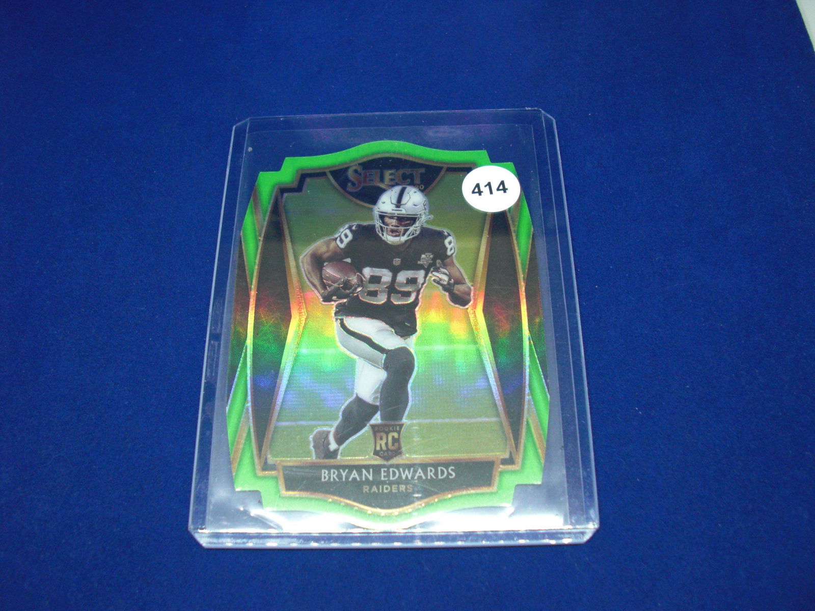 bryan edwards green rookie die cut select (1 of 1)
