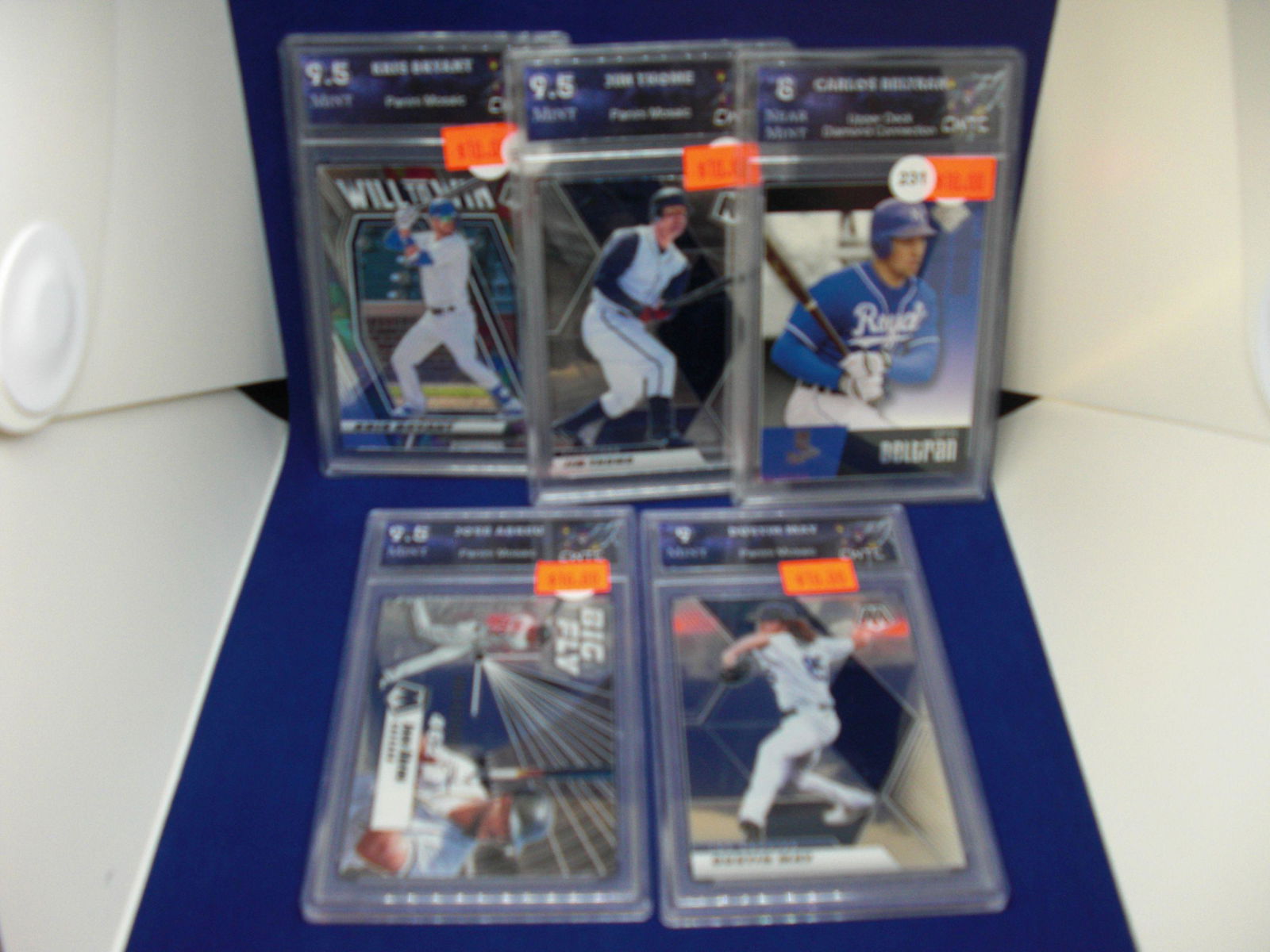 lot of 5 graded cwtc baseball cards (1 of 1)