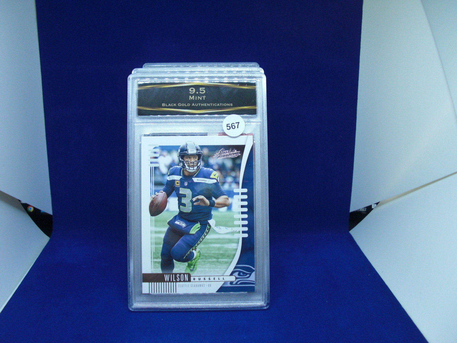 bga graded russell wilson mint 9.5 (1 of 1)