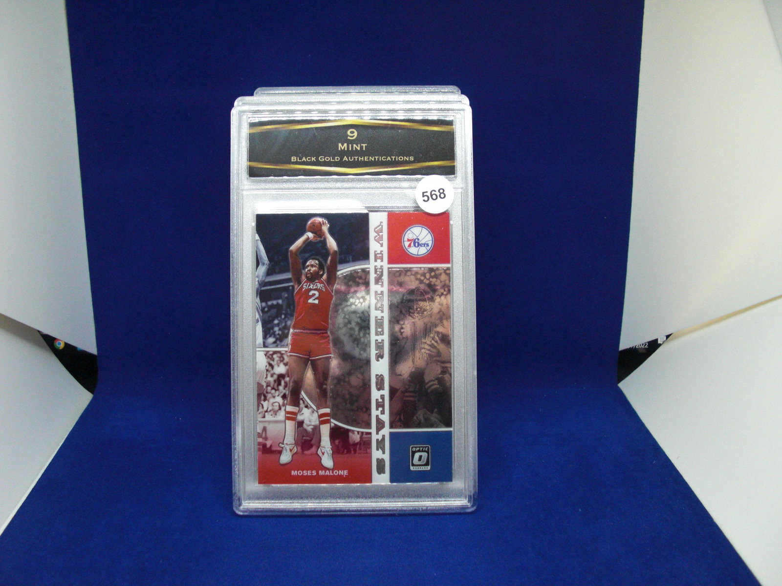 bga graded moses malone mint 9: nice graded card