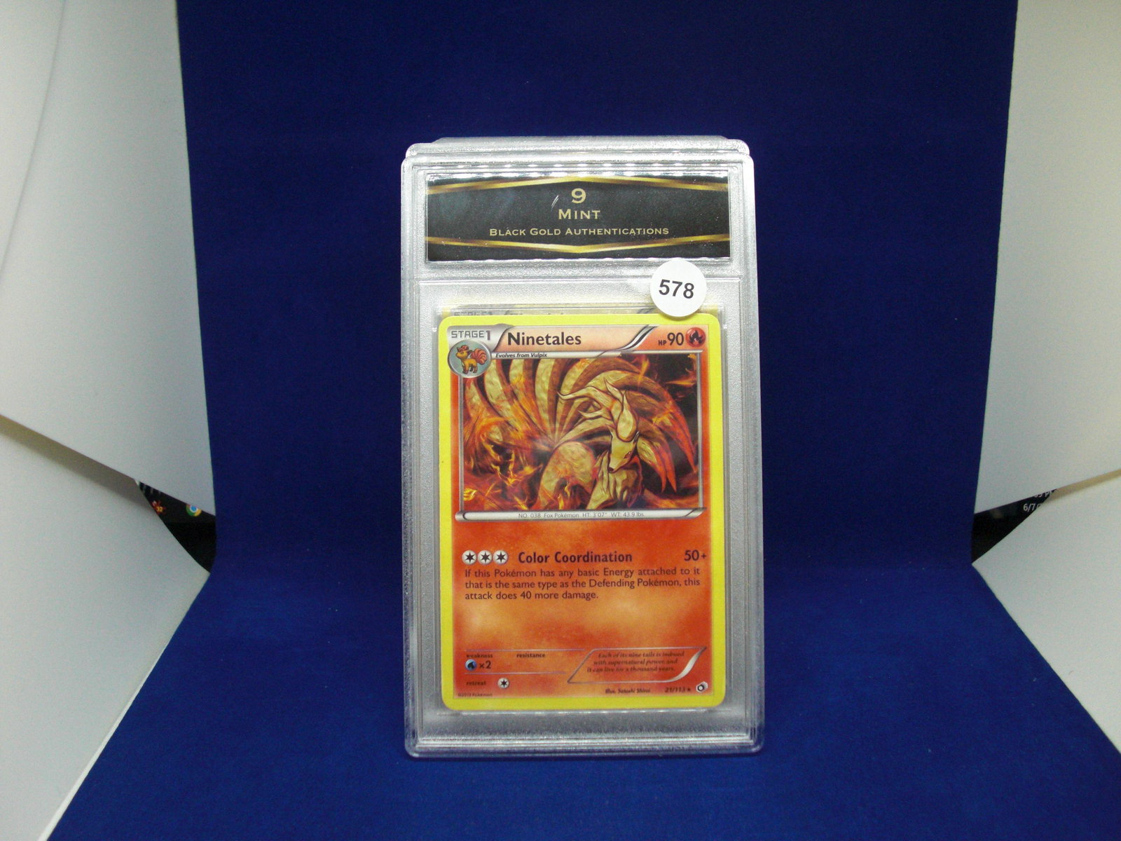 bga graded pokemon ninetales mint 9 (1 of 1)