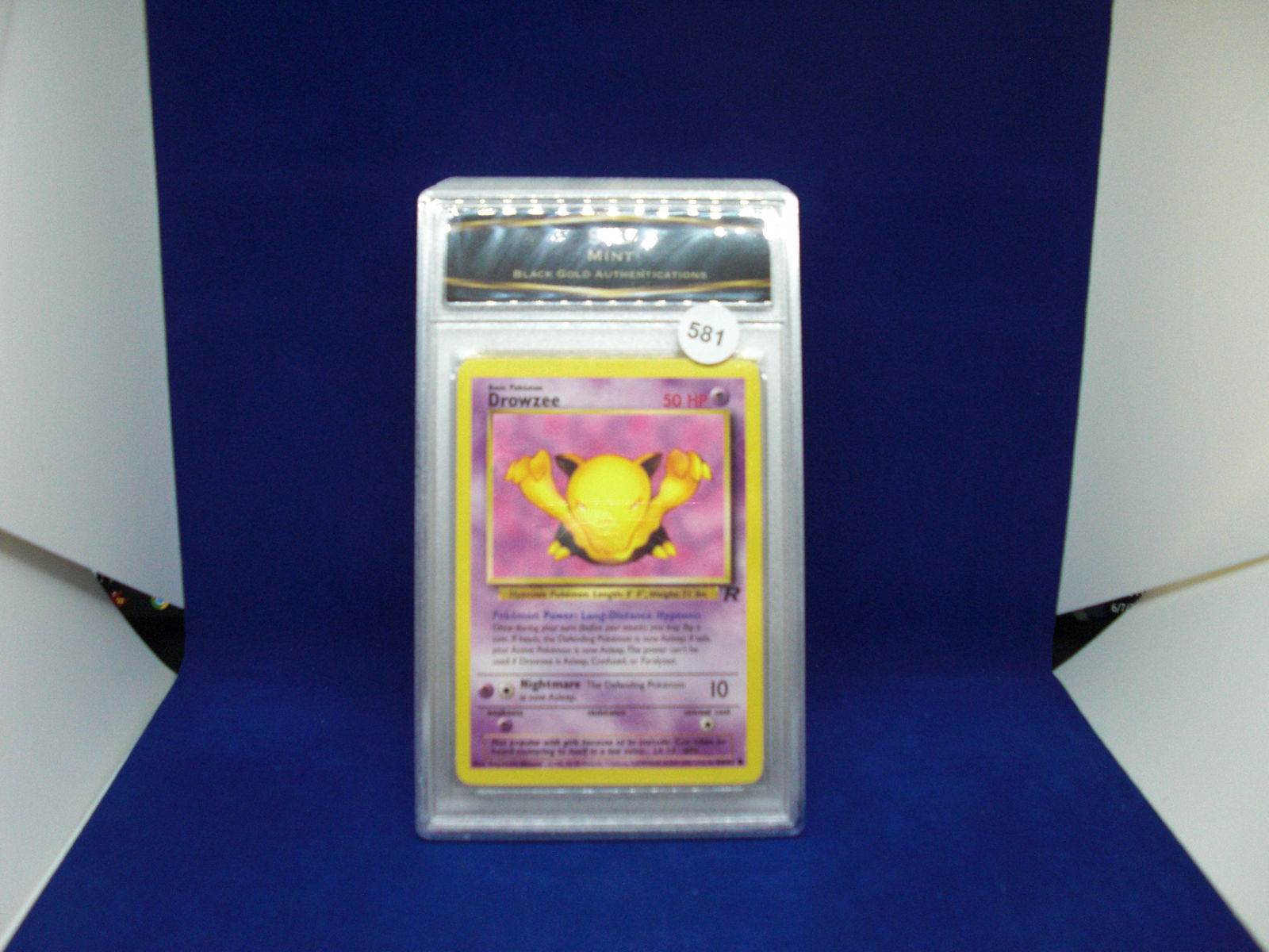 bga graded pokemon drowzee mint 9.5 (1 of 1)