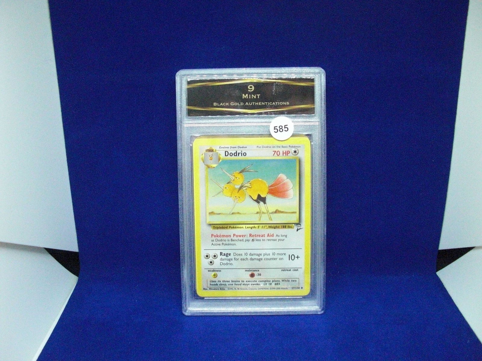 bga graded pokemon dodrio mint 9 (1 of 1)