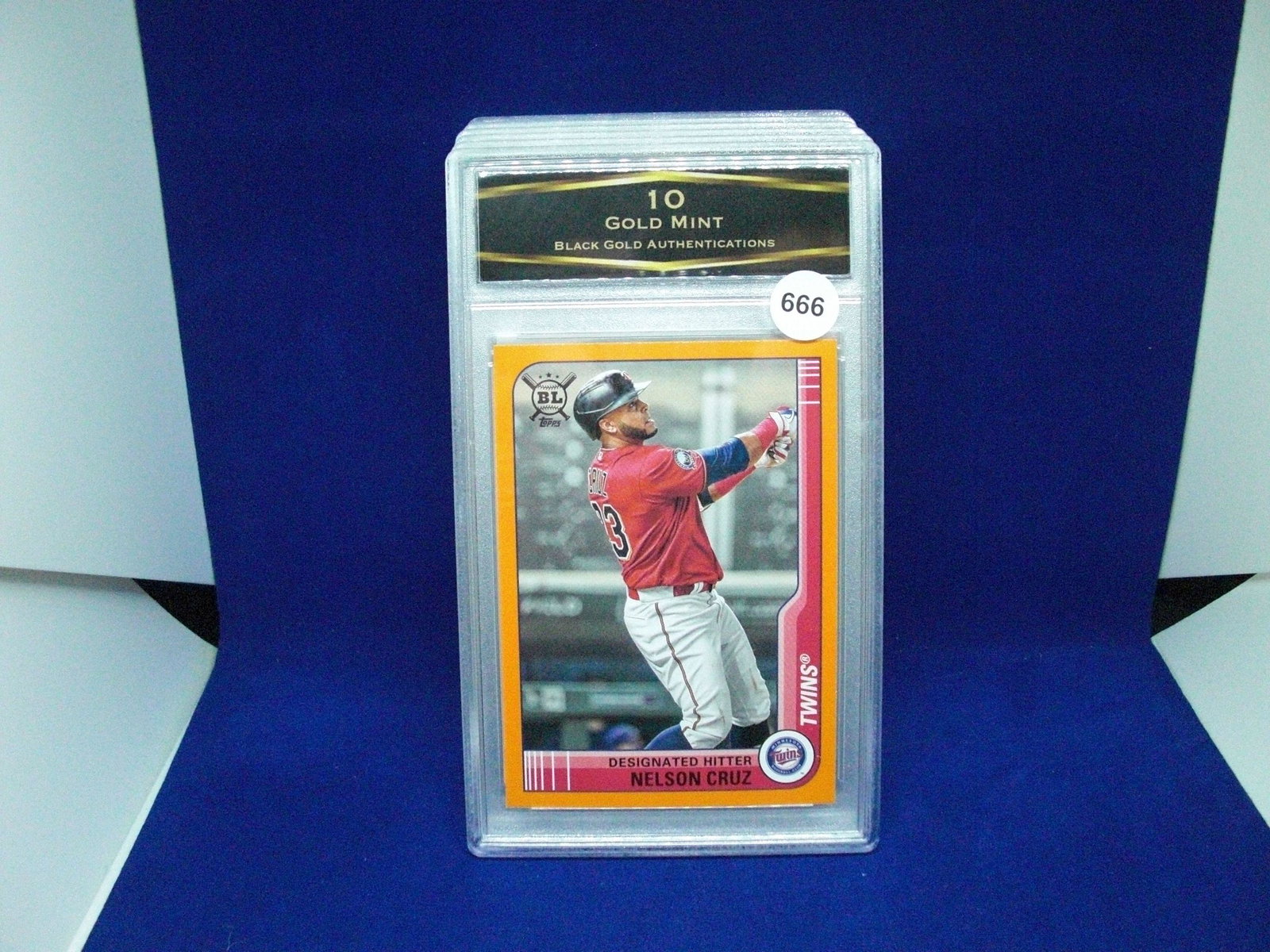 bga graded nelson cruz mint 10: graded card lot