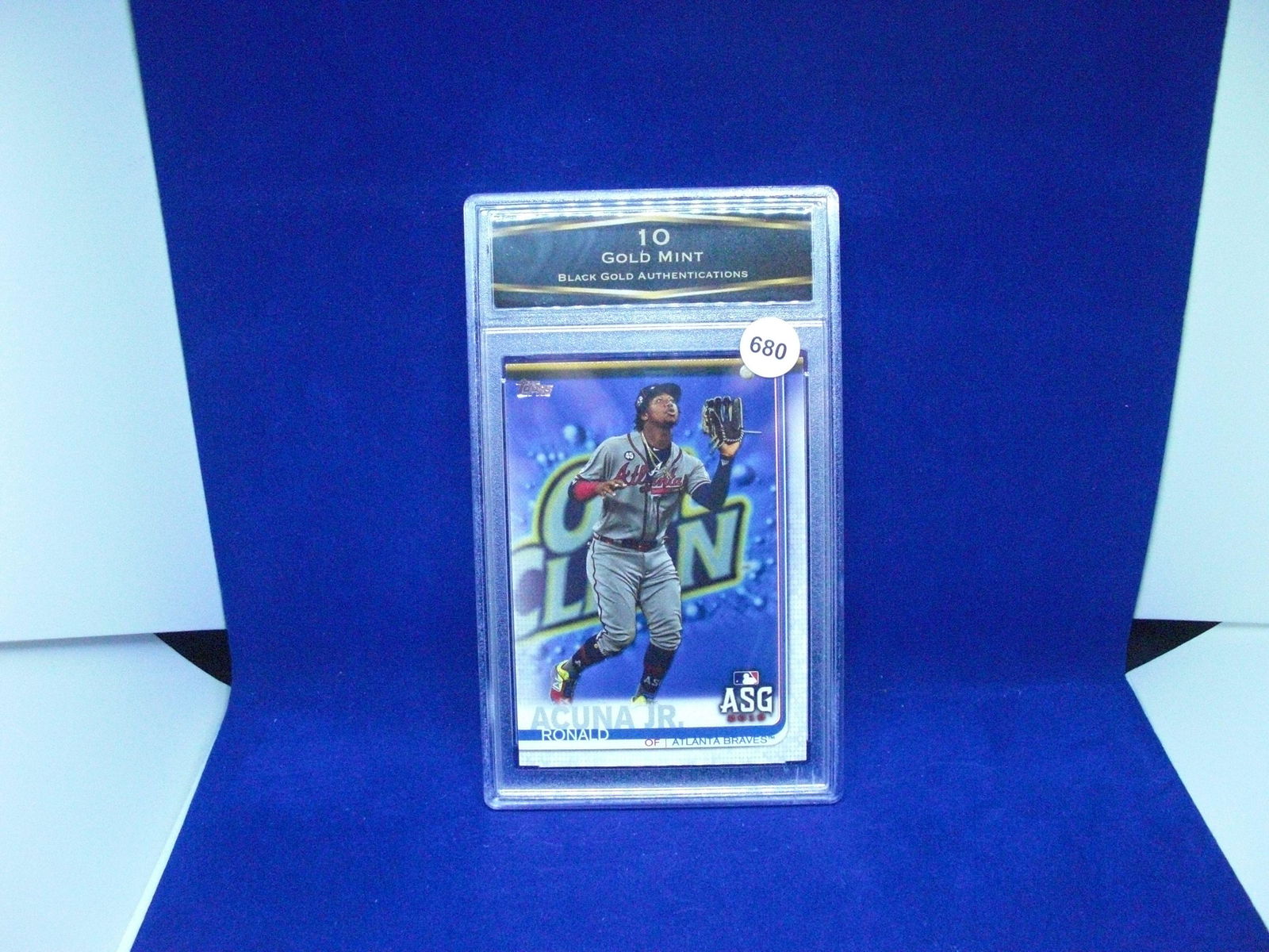 bga graded ronald acuna jr mint 10: graded card lot