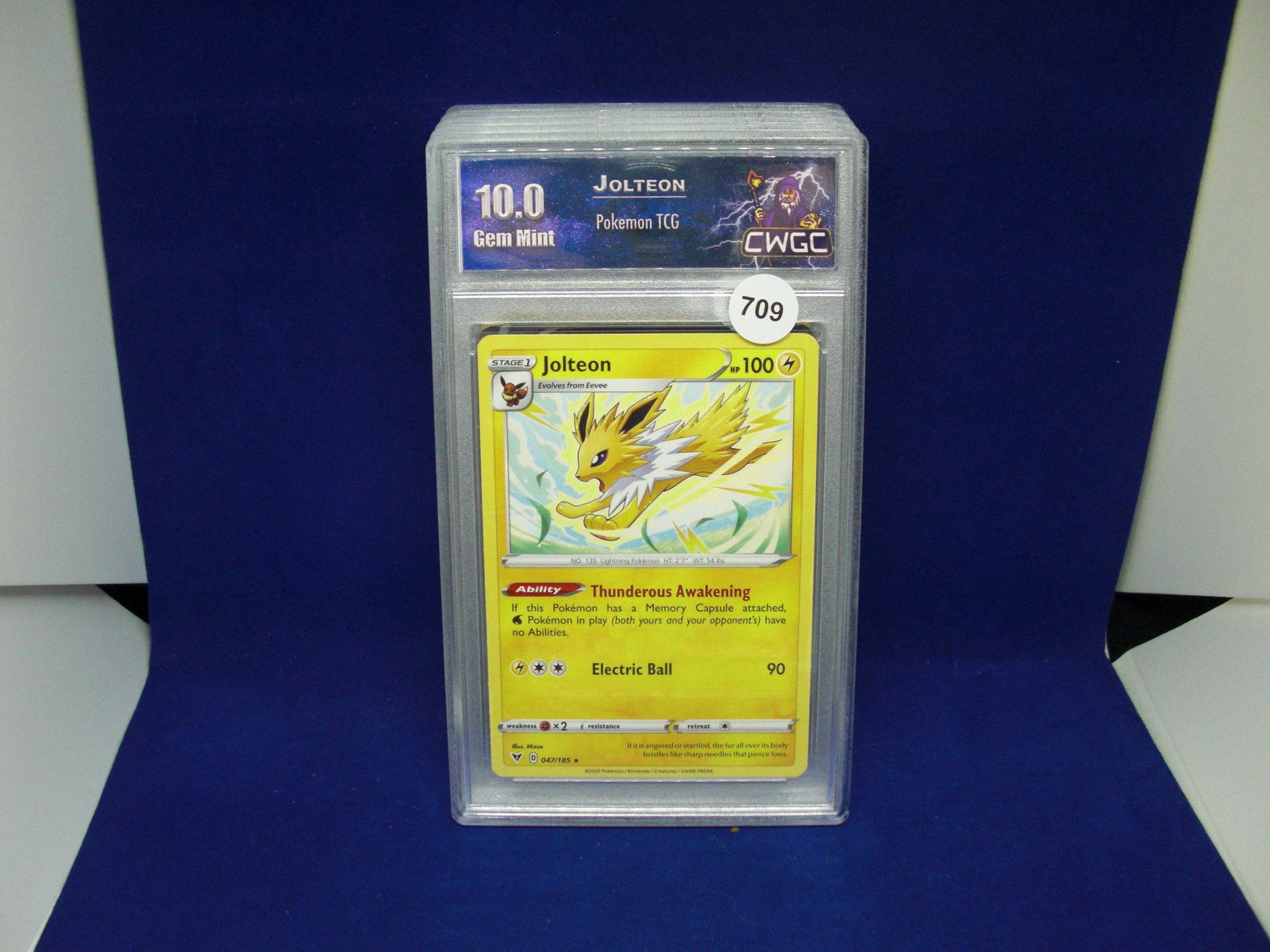 cwtc graded pokemon jolteon mint 10 (1 of 1)