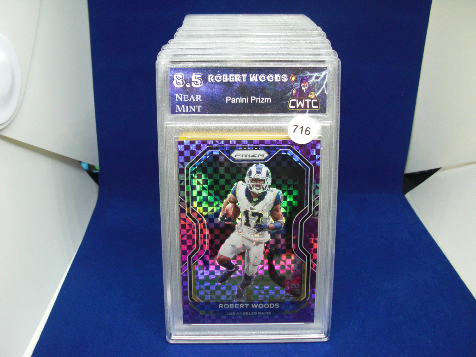 cwtc graded robert woods purple mint 8.5 #17/49 (1 of 1)