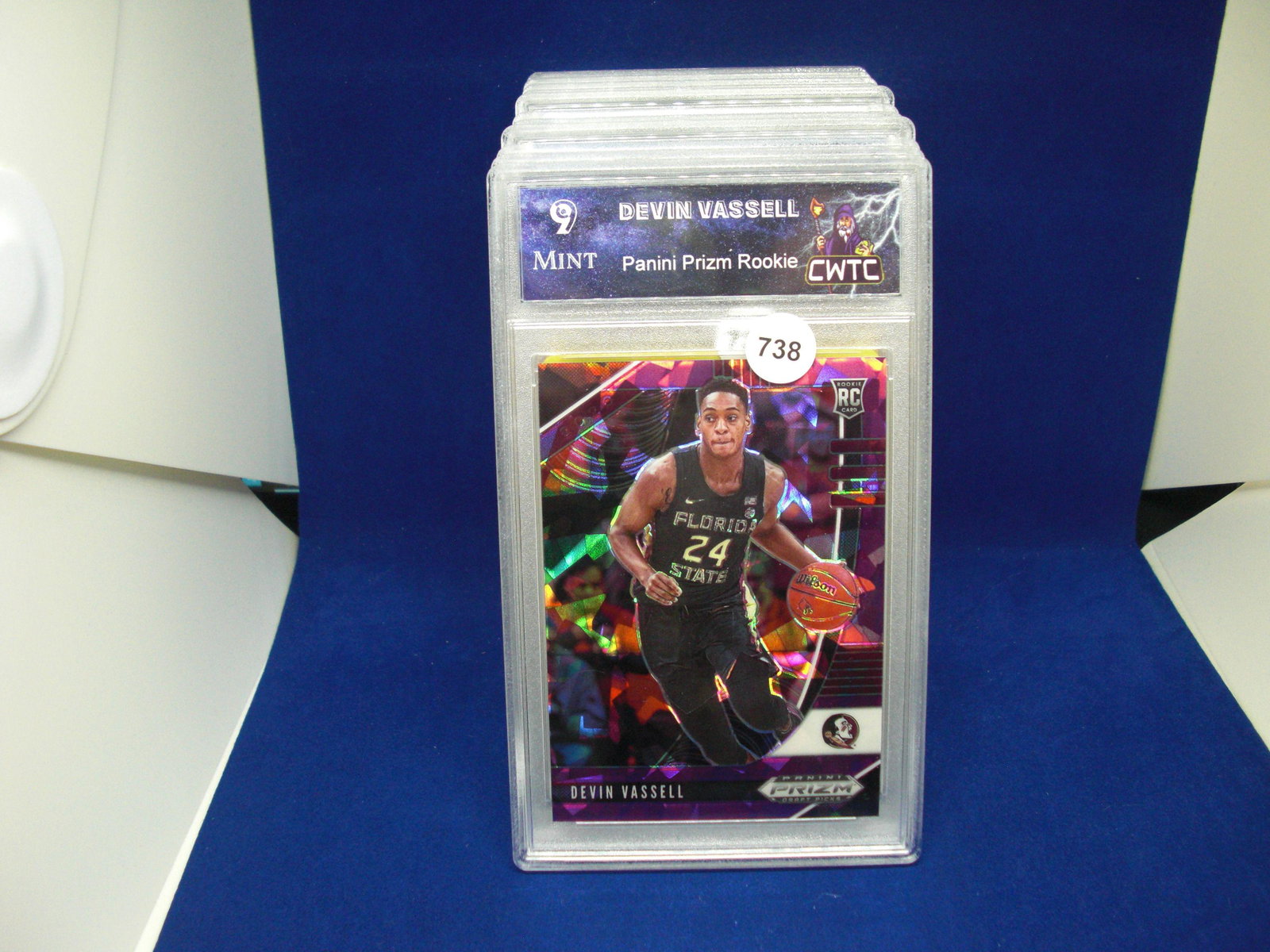cwtc graded devin vassell purple rookie mint 9 #96/149 (1 of 1)
