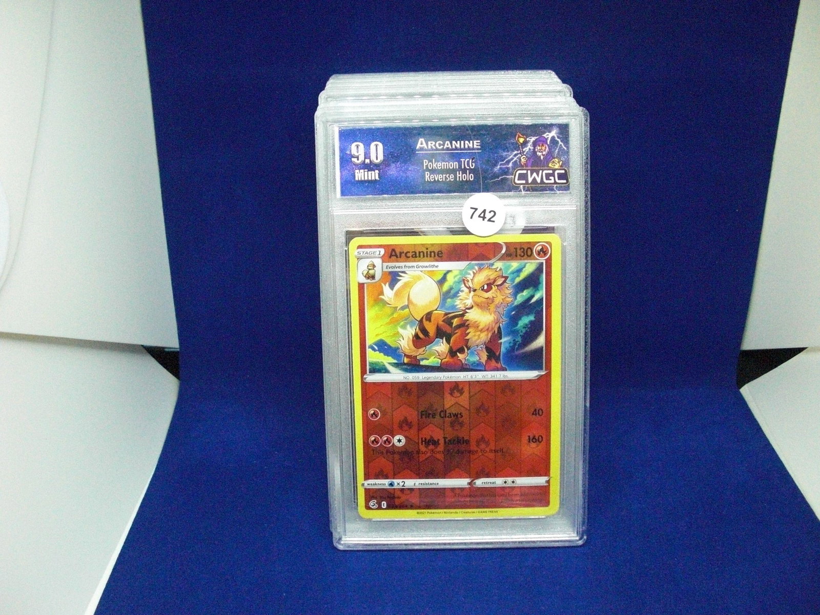 cwtc graded pokemon arcanine mint 9 (1 of 1)