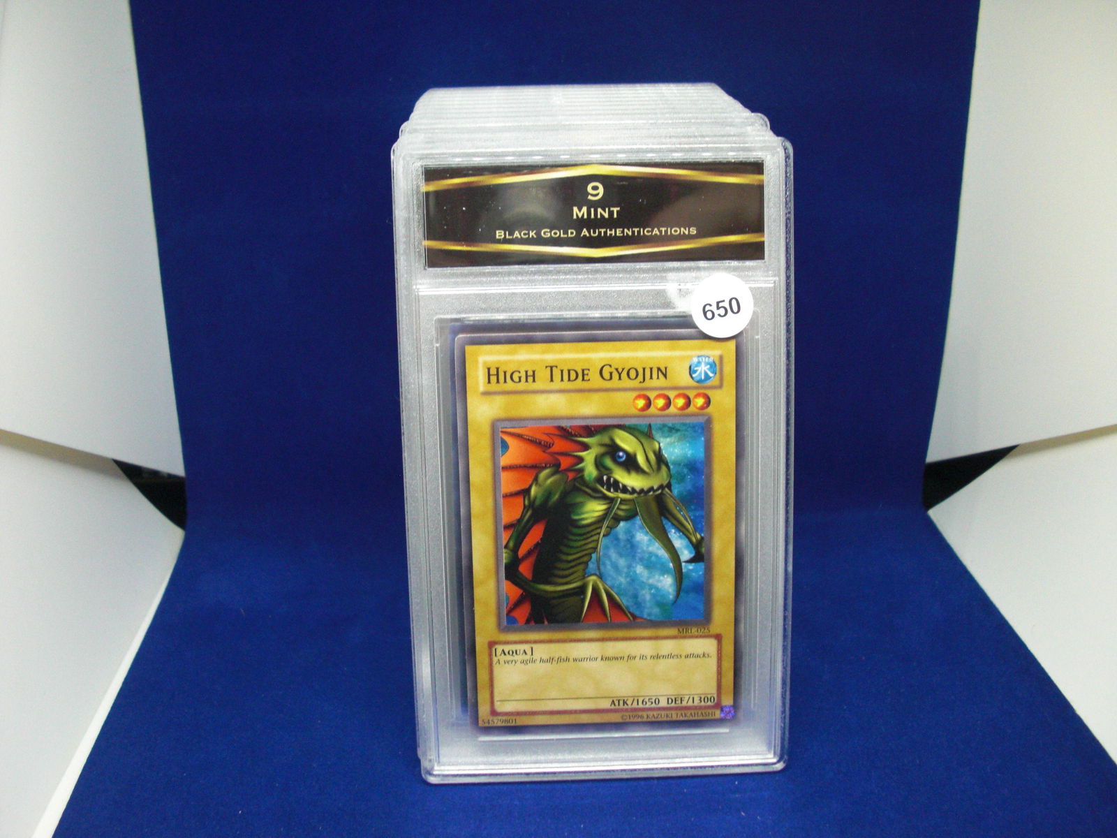 bga graded yu-gi-oh mint 9 high tide gyojin: nice graded card