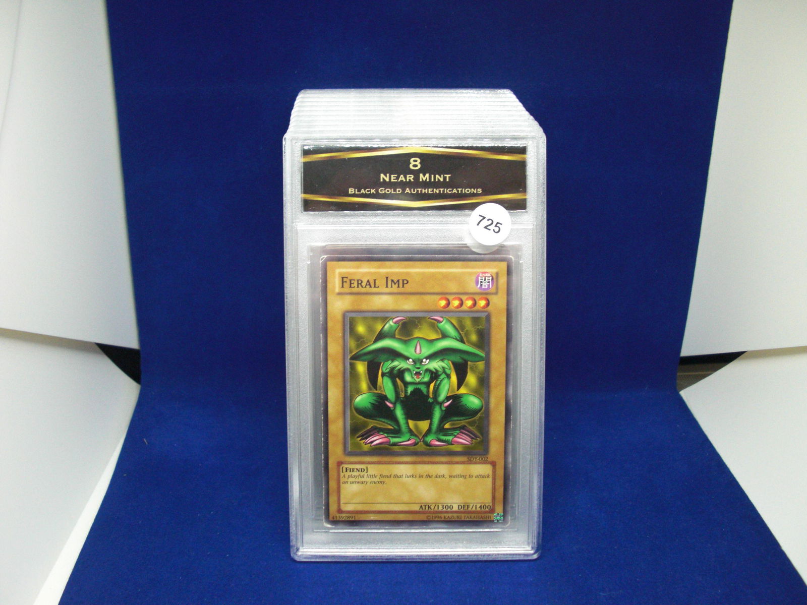 bga graded yu-gi-oh mint 8 feral imp: nice graded card