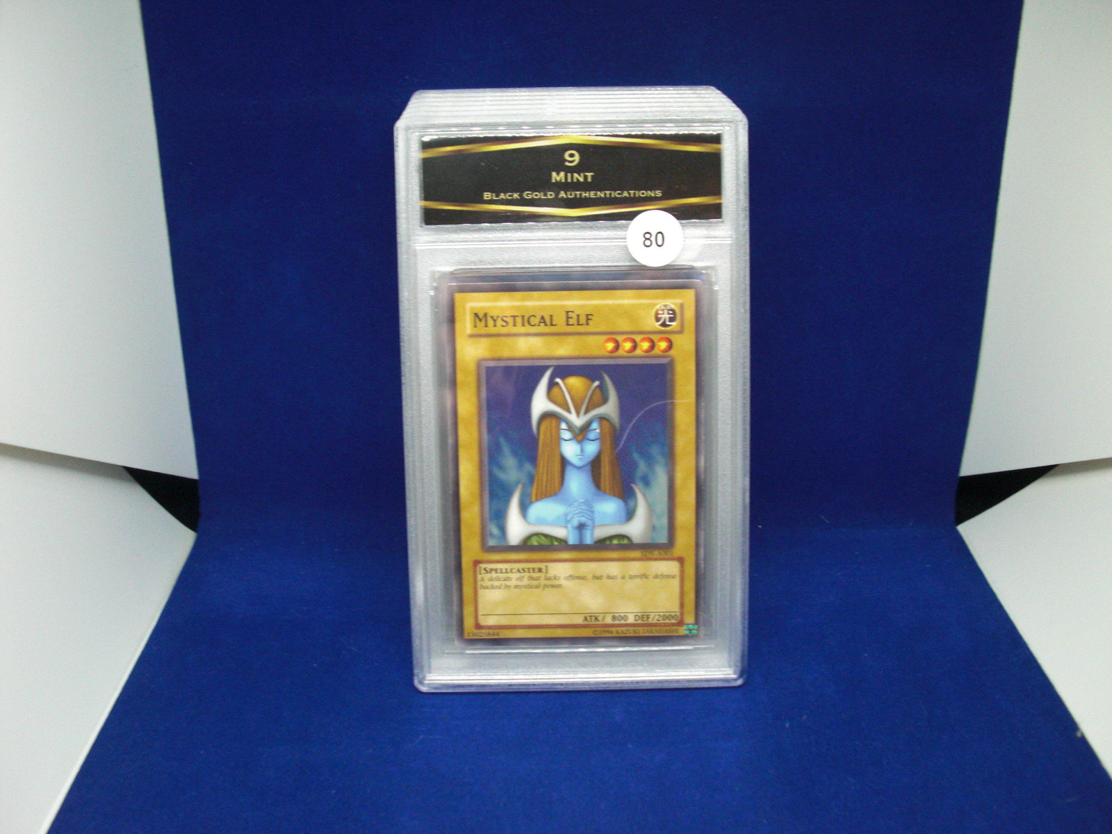 bga graded yu-gi-oh mint 9 mystical elf: nice graded card