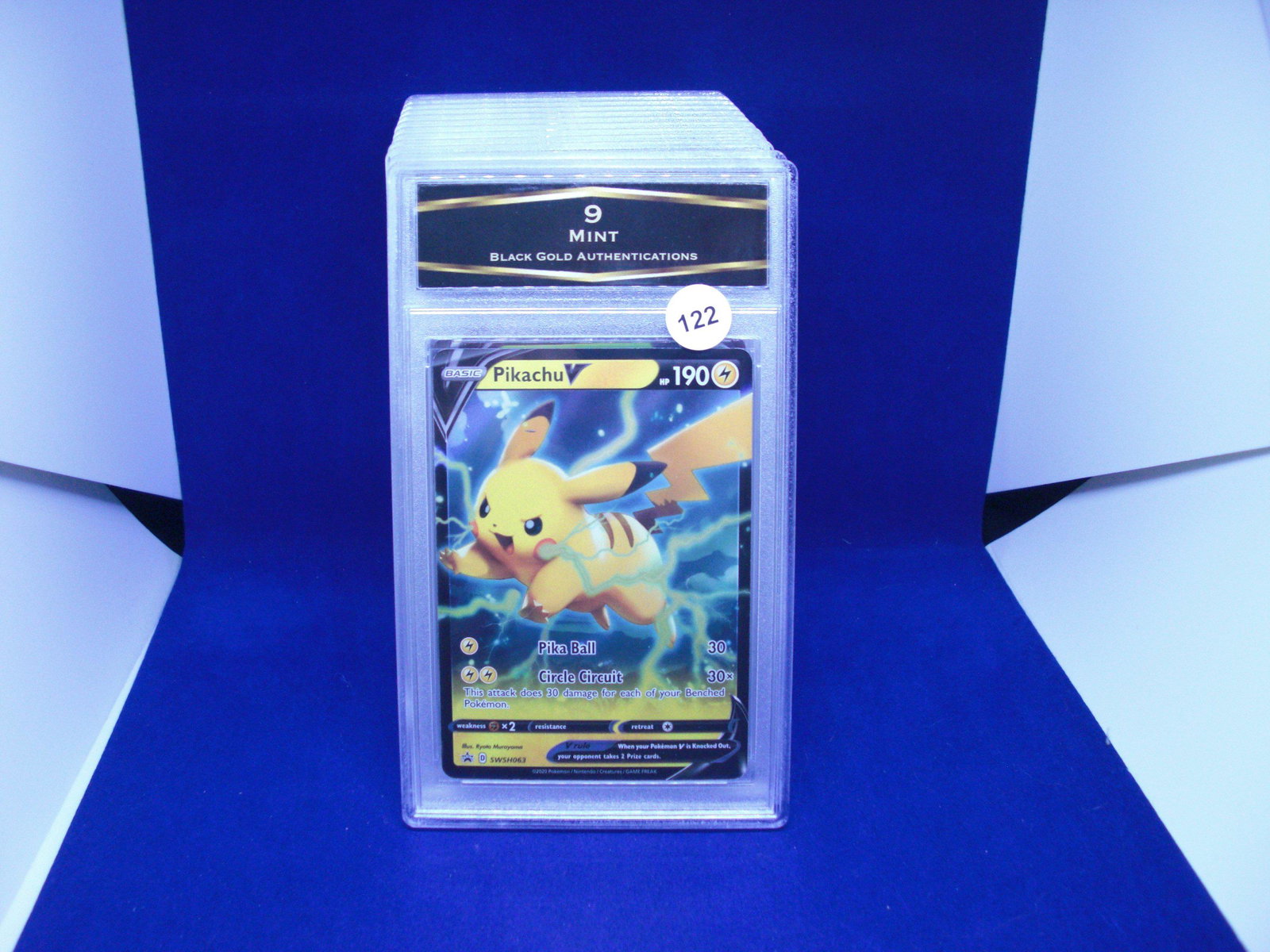 bga gaded mint 9 pokemon pikachu: nice graded card