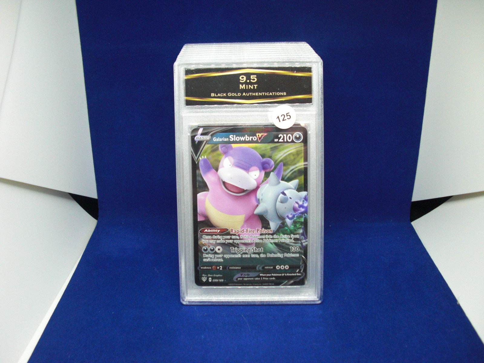 bga gaded mint 9.5 pokemon galarian slowbroV: nice graded card