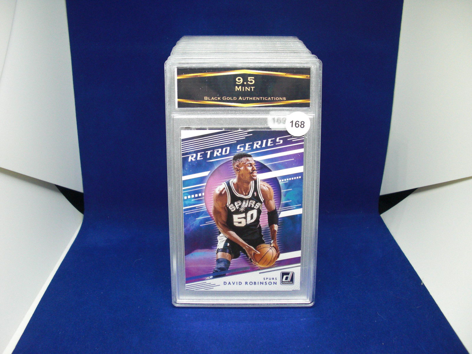 bga graded mint 9.5 david robinson: nice graded card