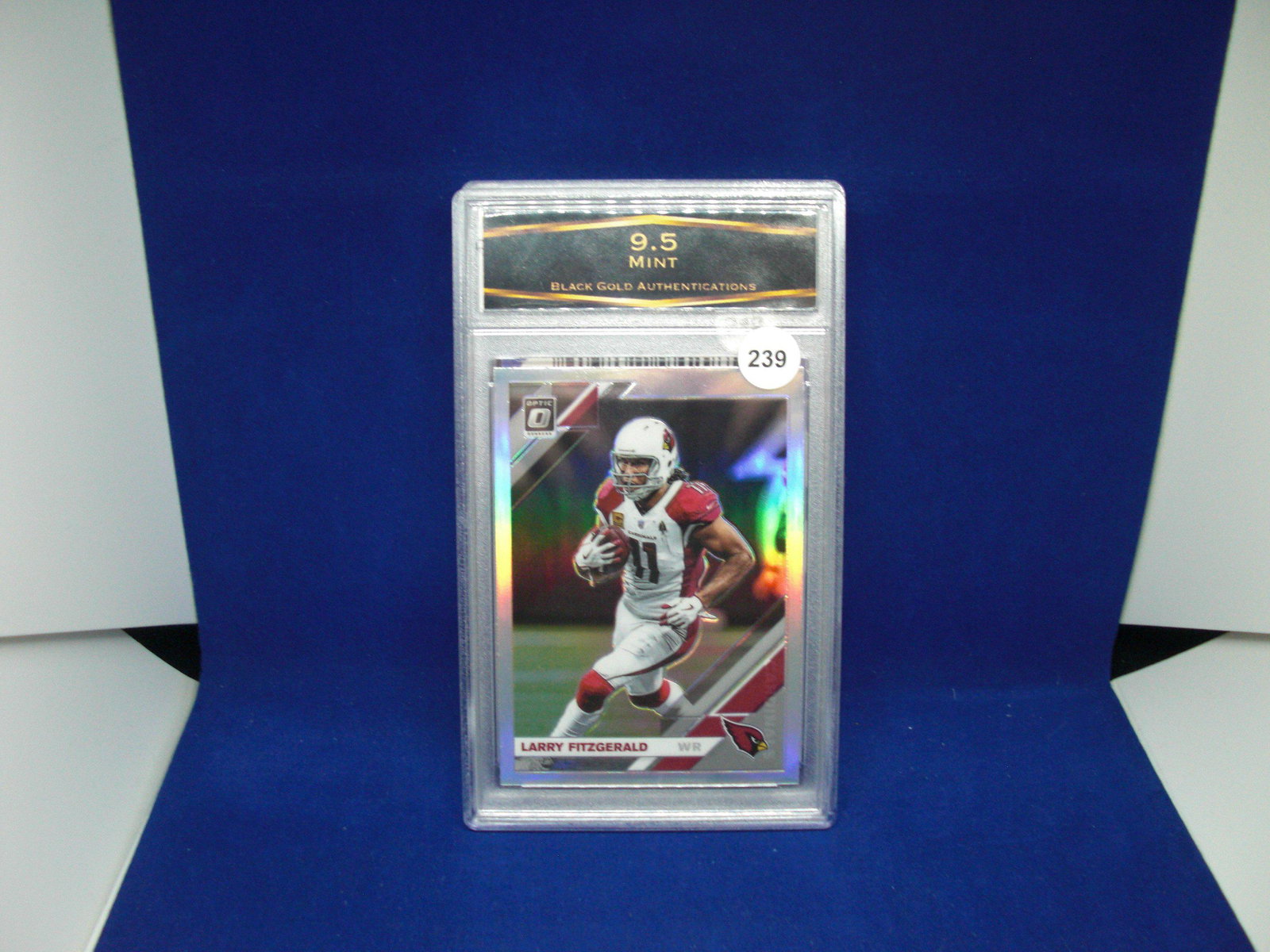 bga graded mint 9.5 larry fitzgerald: nice graded card