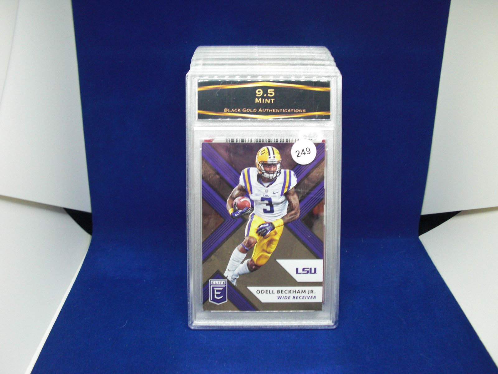 bga graded mint 9.5 odell beckham jr: nice graded card