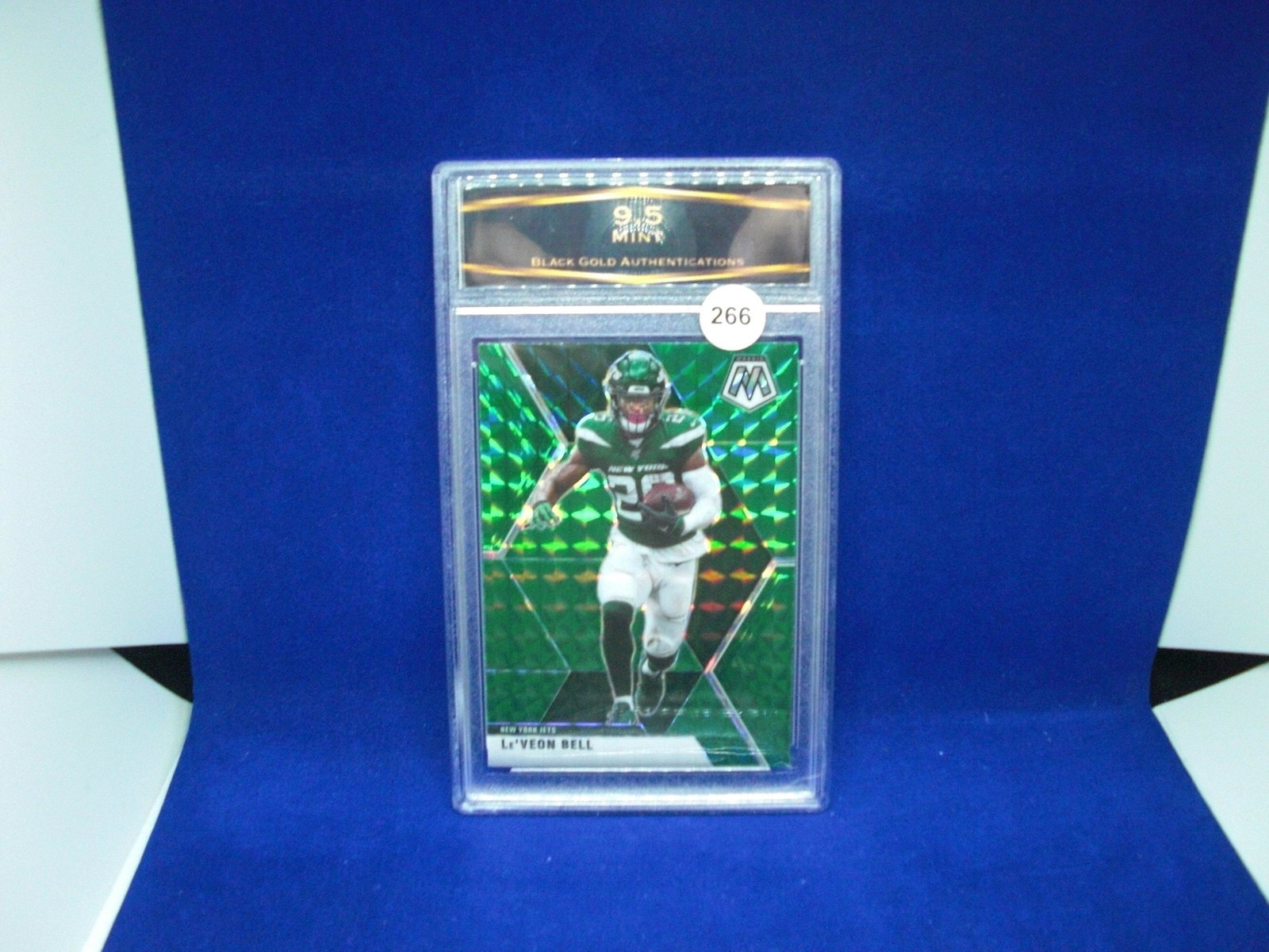 bga graded 9.5 leveon bell green mosaic: bga graded 9.5 leveon bell green mosaic