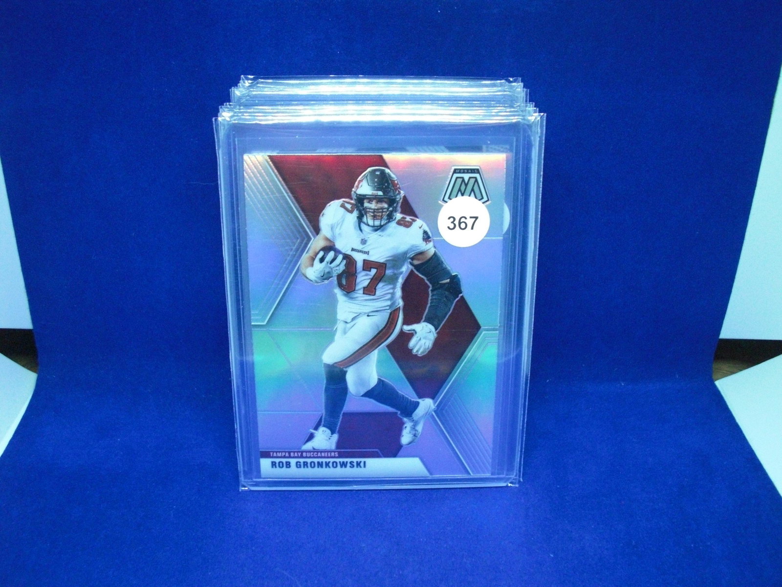Rob Gronkowski silver mosaic: Rob Gronkowski silver mosaic