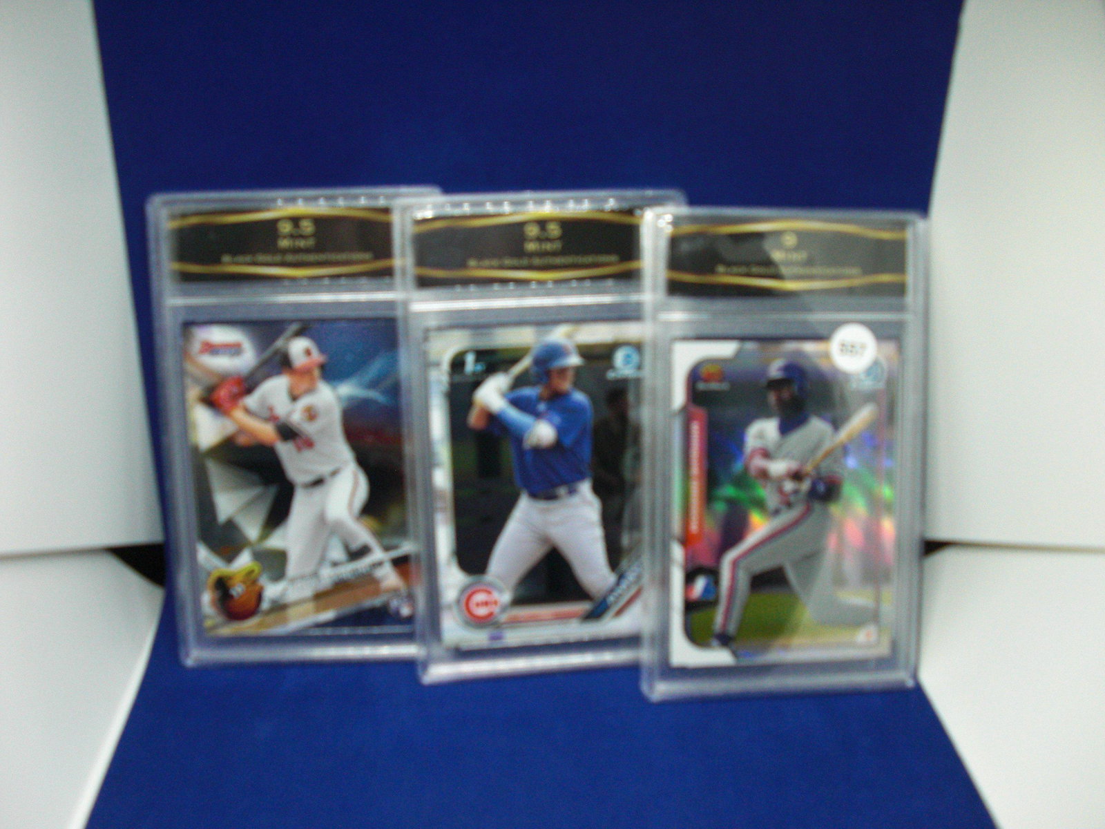 lot of 3 BGA graded baseball cards: lot of 3 BGA graded baseball cards